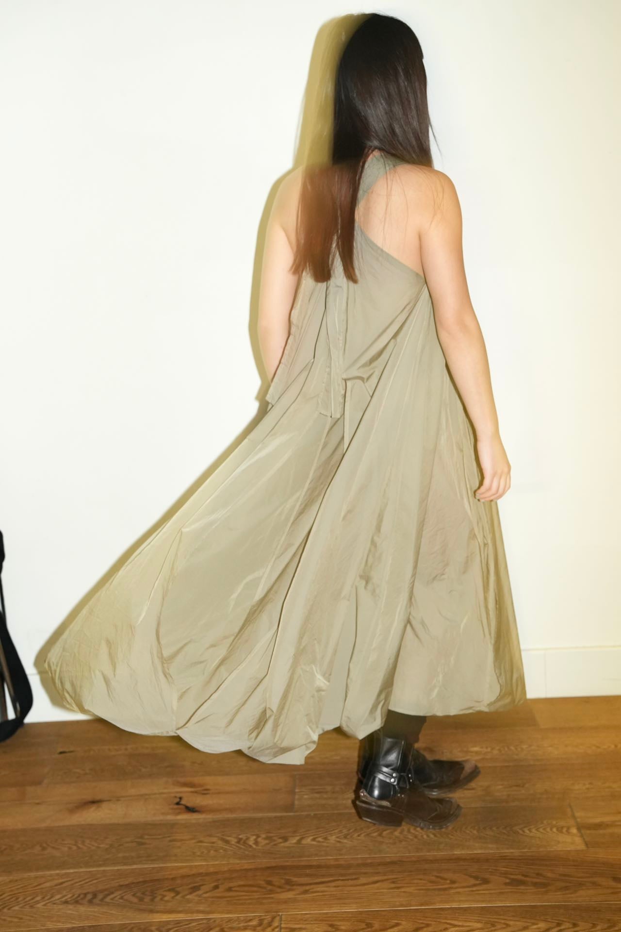 Issey Miyake Technology fabric Light Weight Parachute Dress