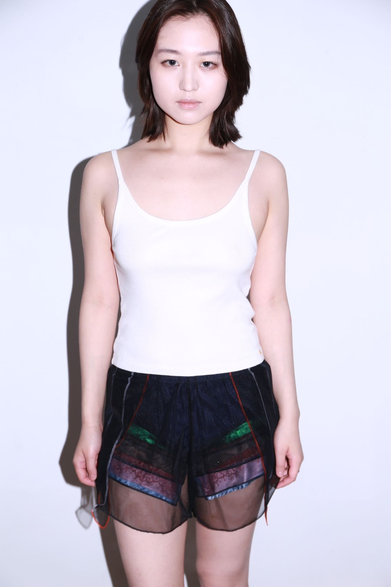 CELINE Ribbed White Logo Tank Top with Triomphe Detail – METAL 金