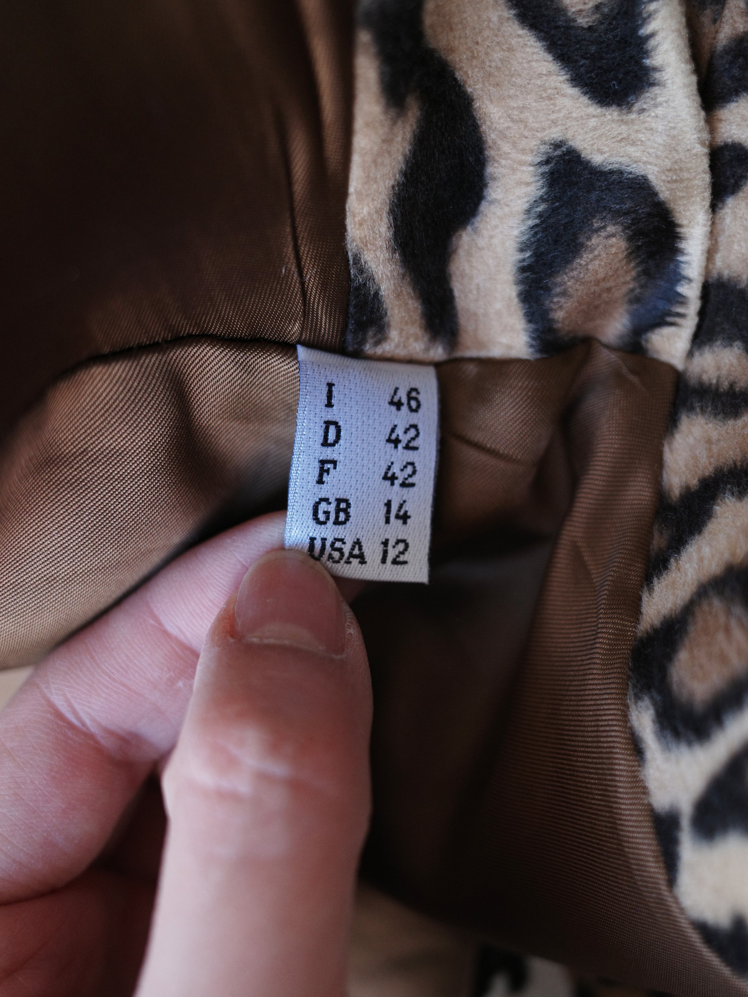 Moschino Cheap and Chic Leopard Print Coat – FIRE 火