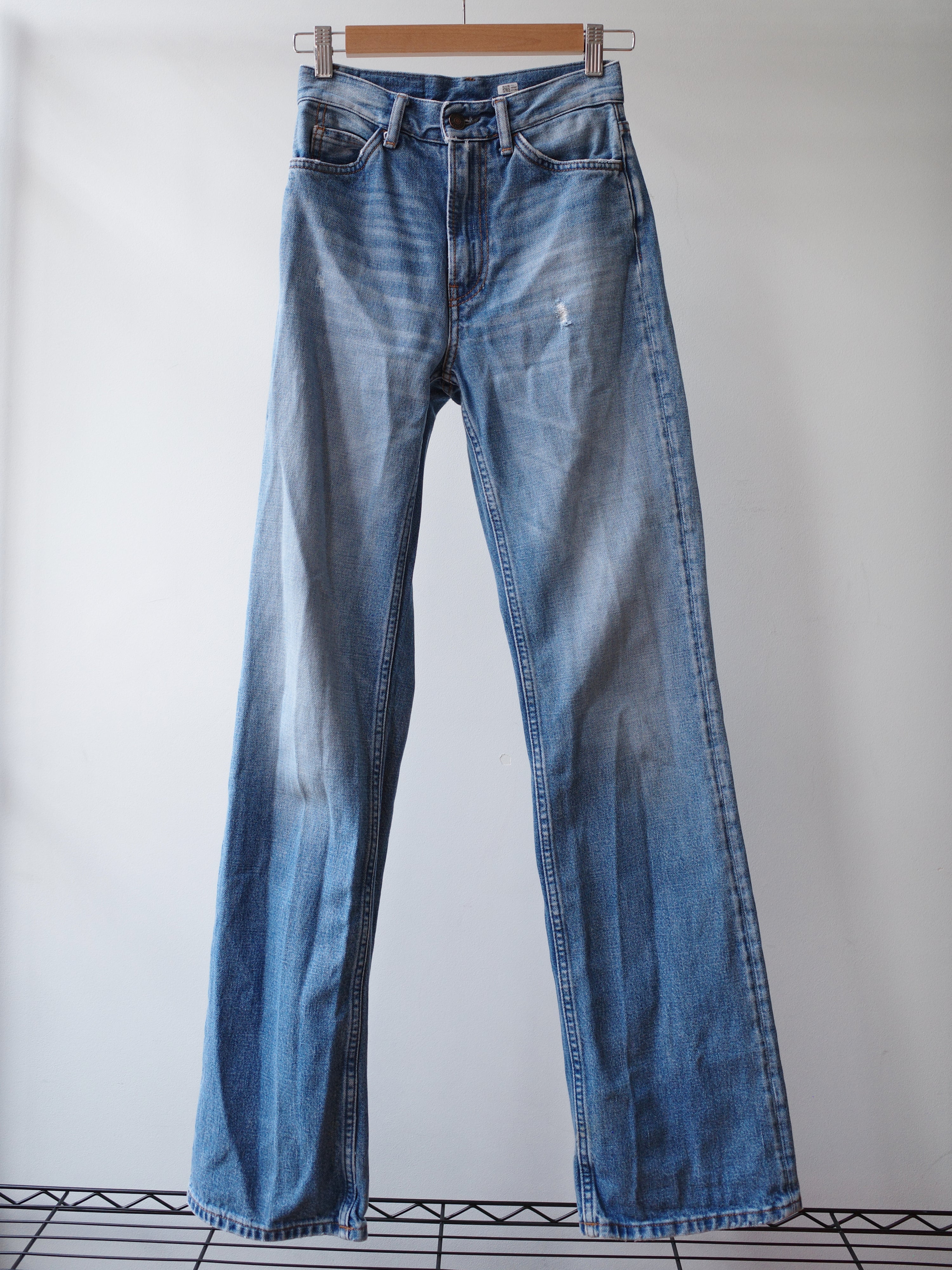 Acne Studios Light Blue Flared Jeans – WOOD 木