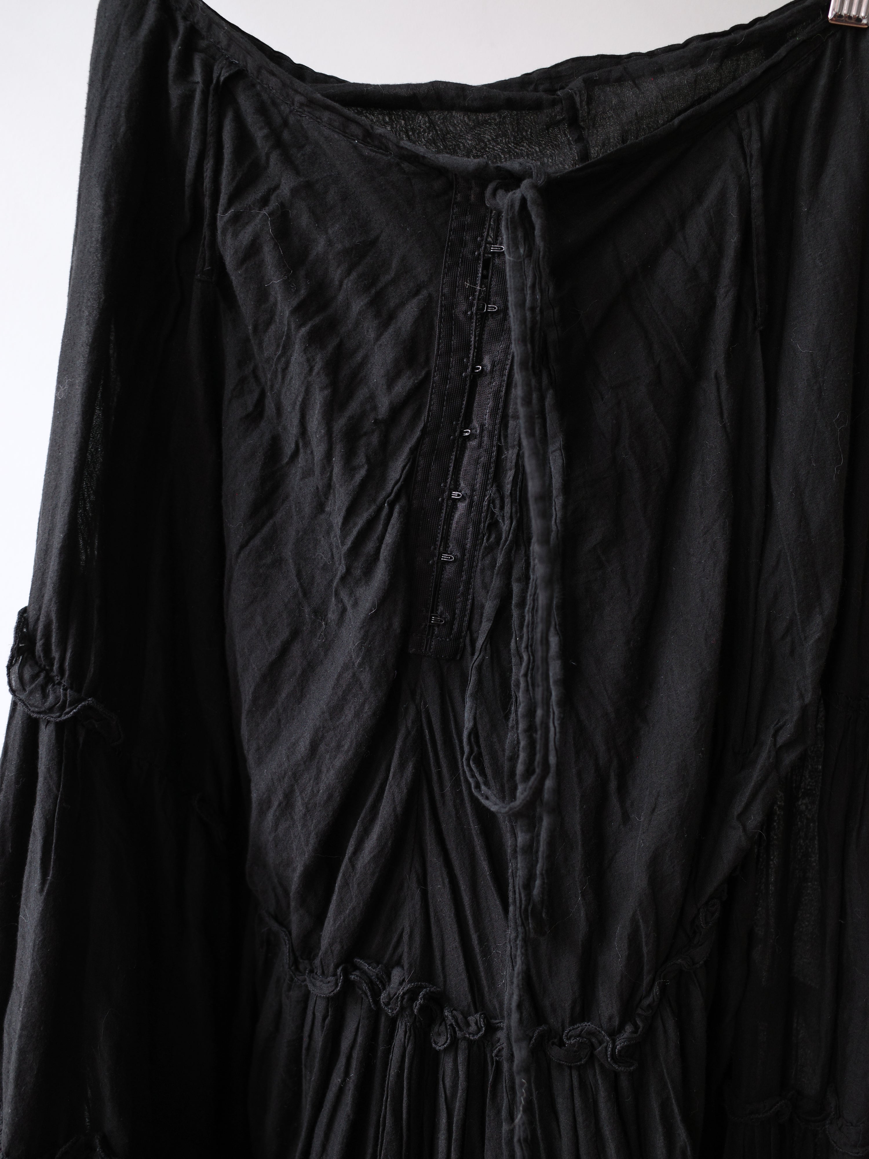 Jean Paul Gaultier Black Tiered Maxi Skirt – WATER 水