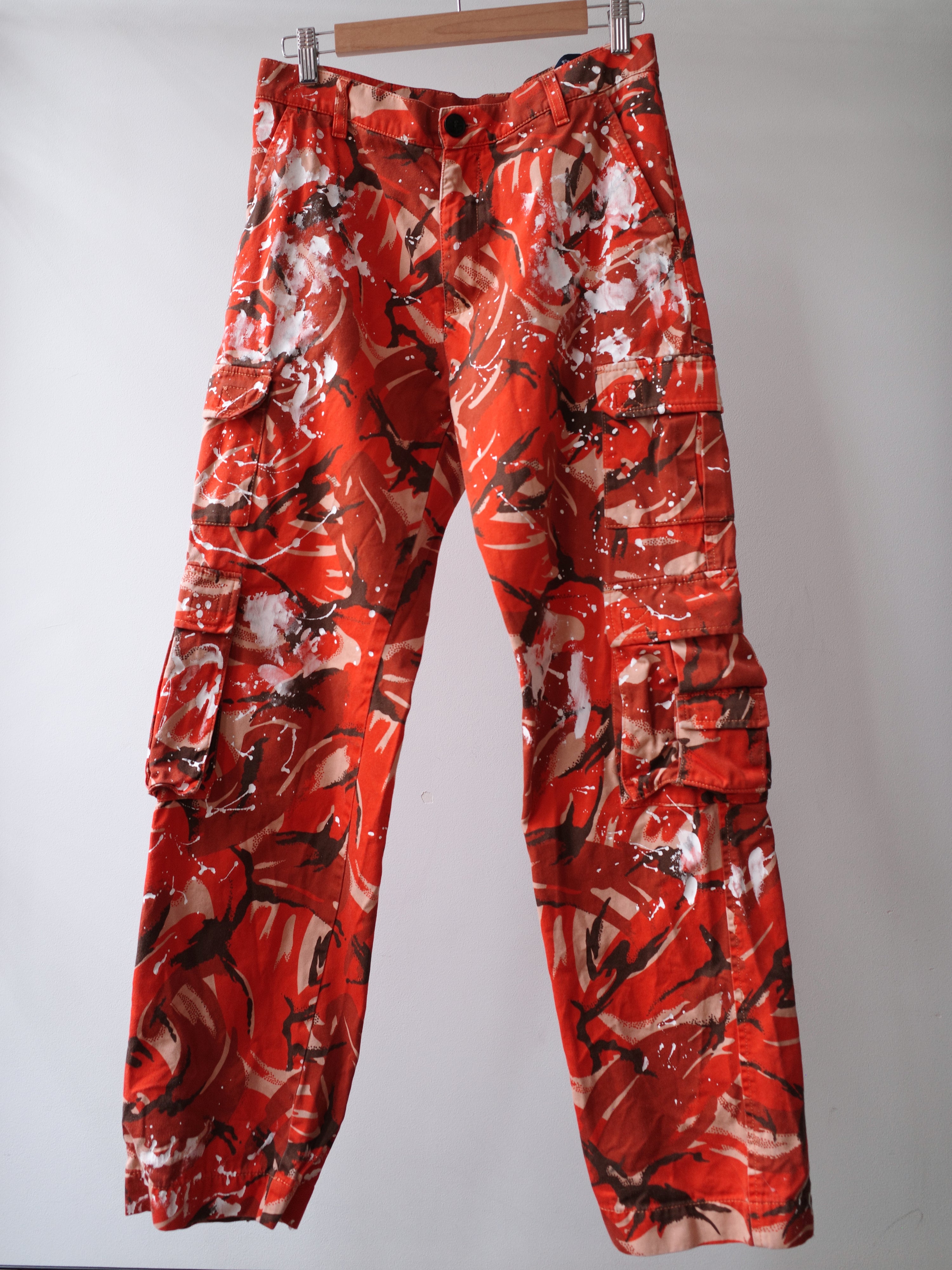 Martine Rose Orange Camouflage Cargo Pants – FIRE 火