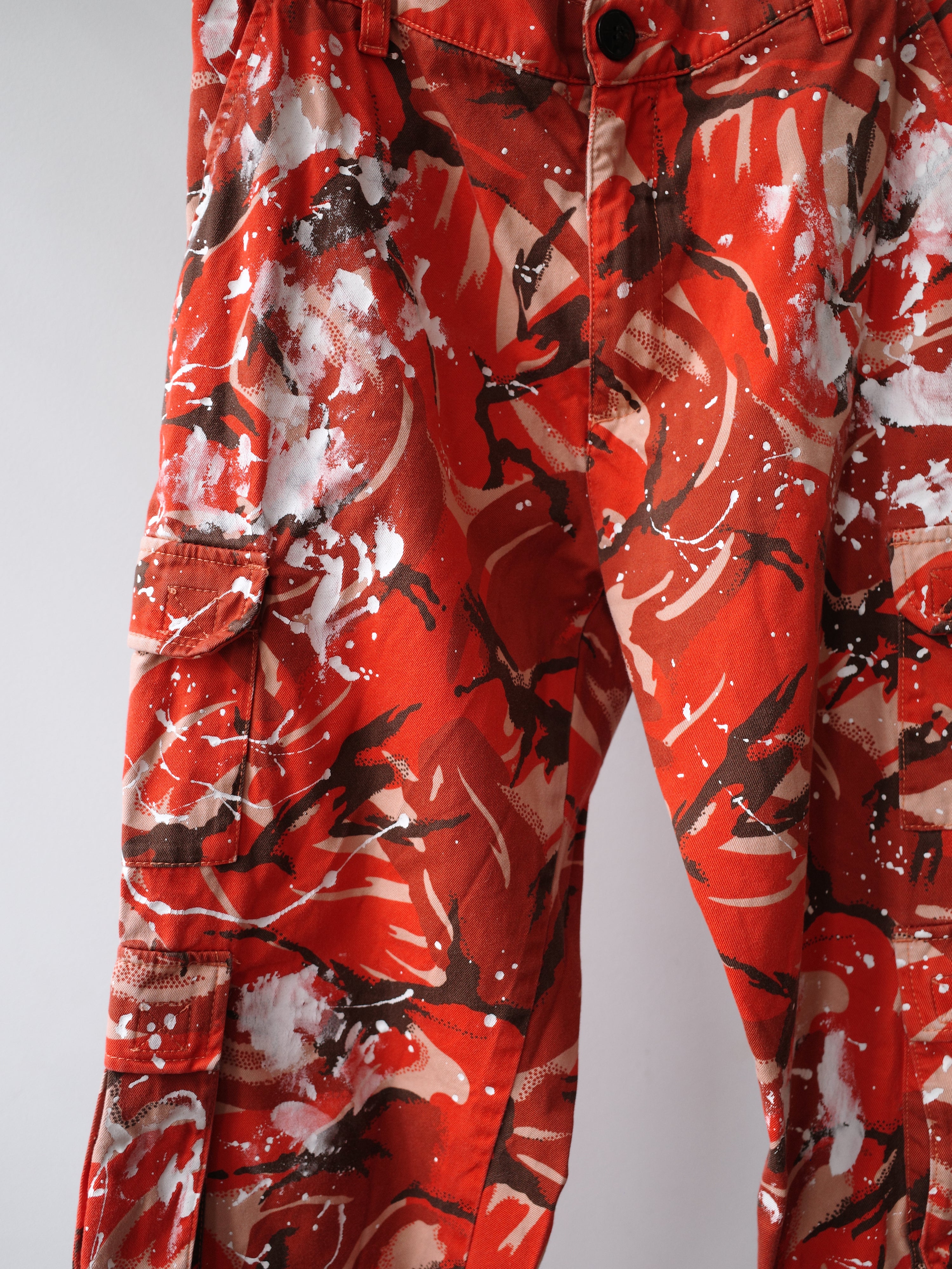 Martine Rose Orange Camouflage Cargo Pants – FIRE 火
