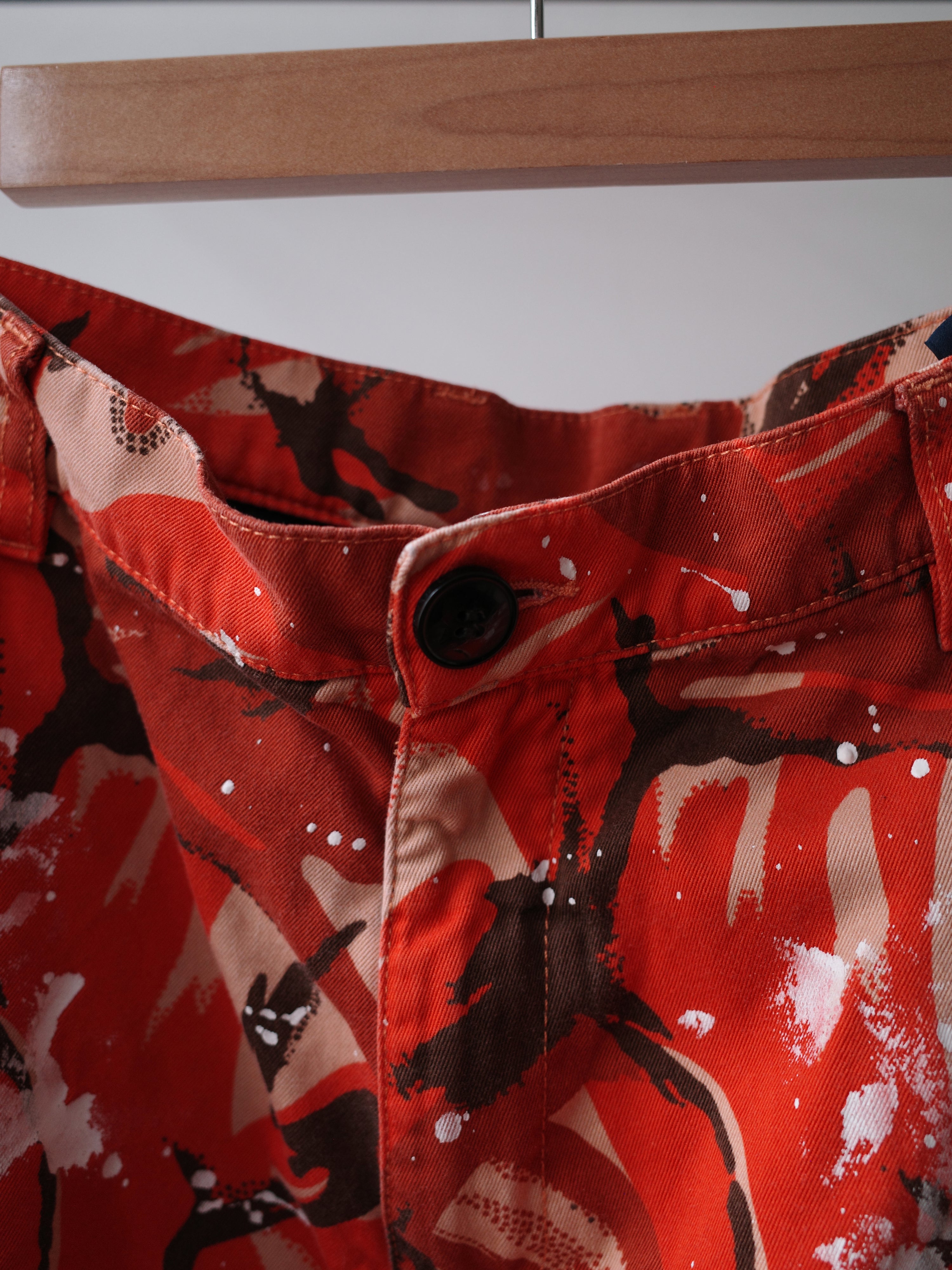 Martine Rose Orange Camouflage Cargo Pants – FIRE 火