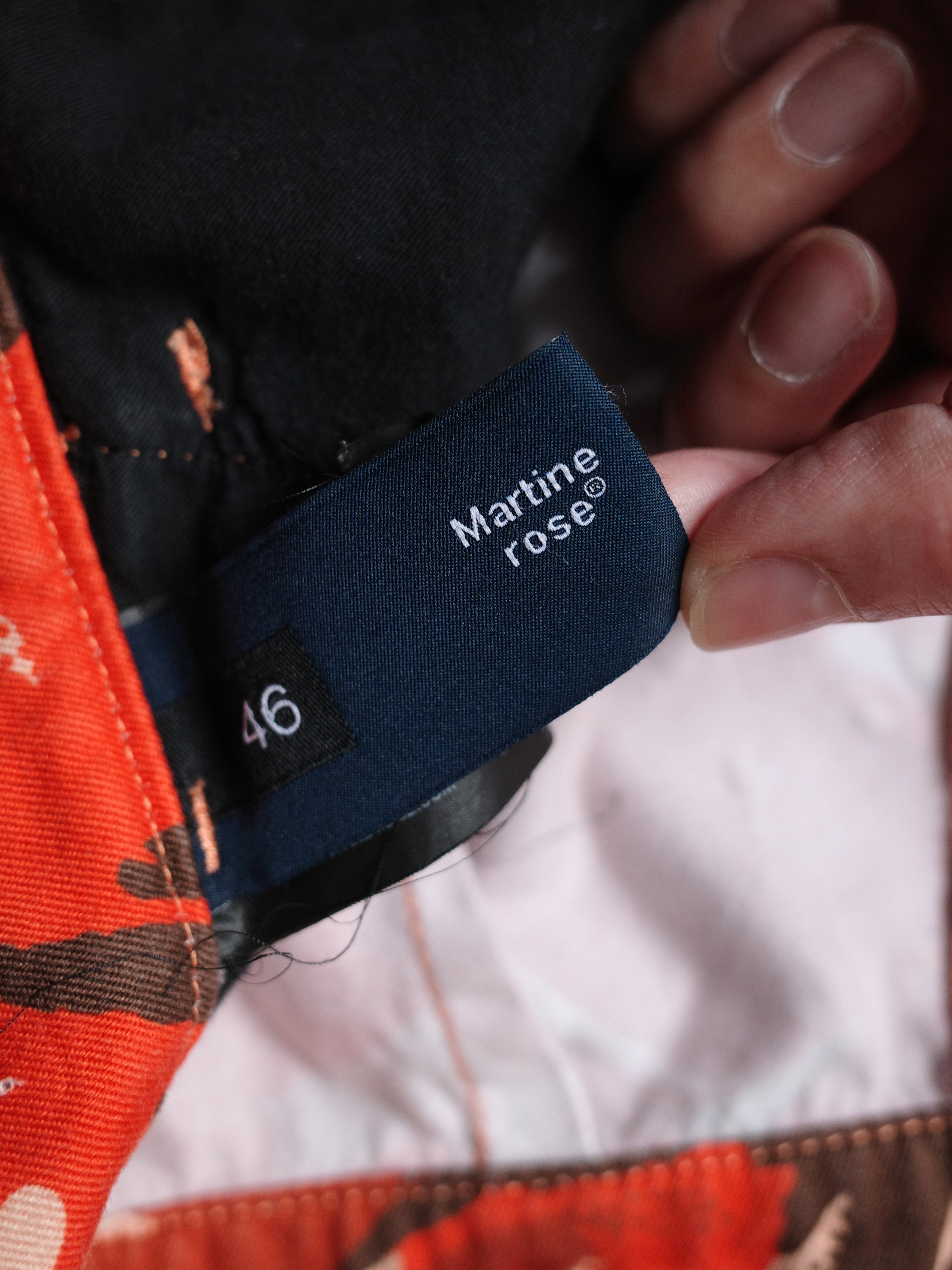 Martine Rose Orange Camouflage Cargo Pants – FIRE 火