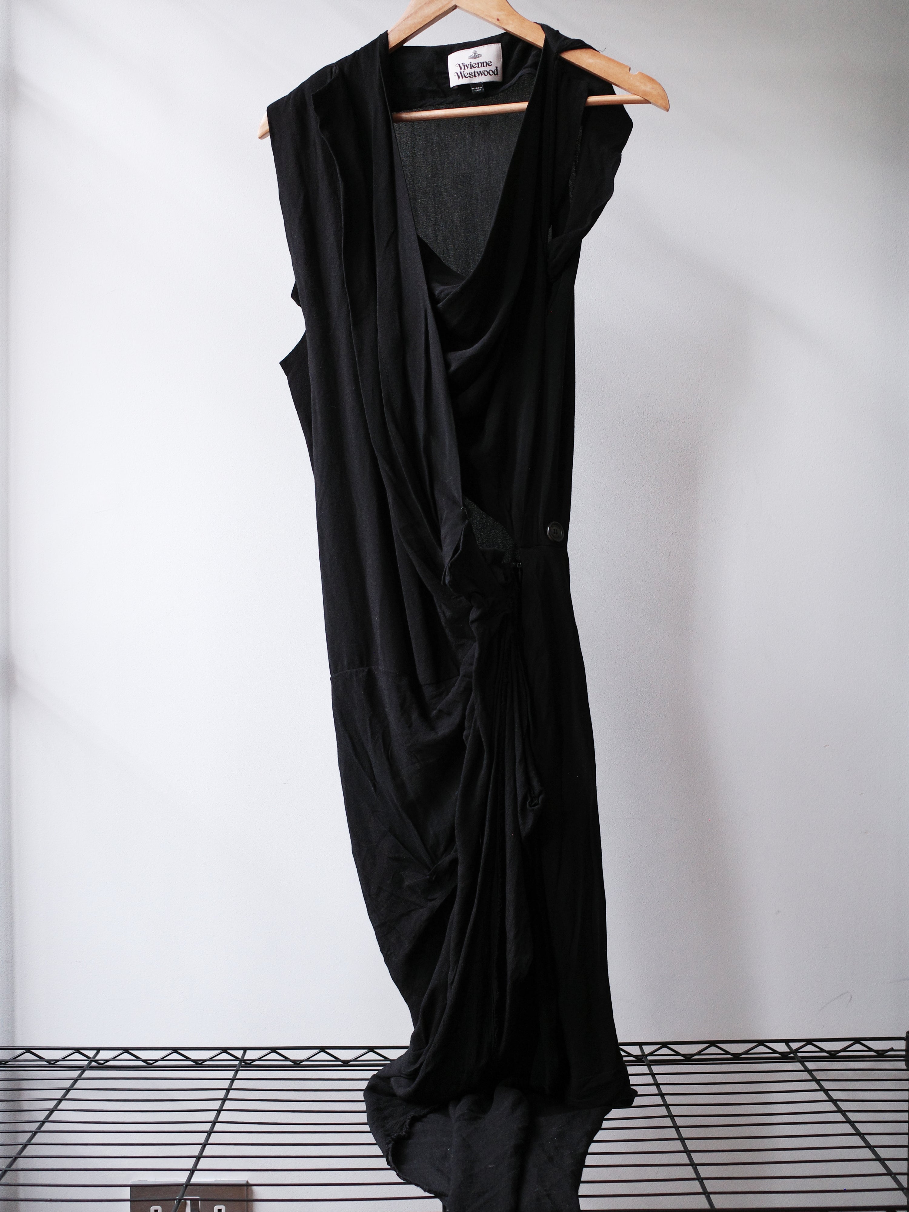 Vivienne Westwood Draped Asymmetrical Maxi Dress – METAL 金