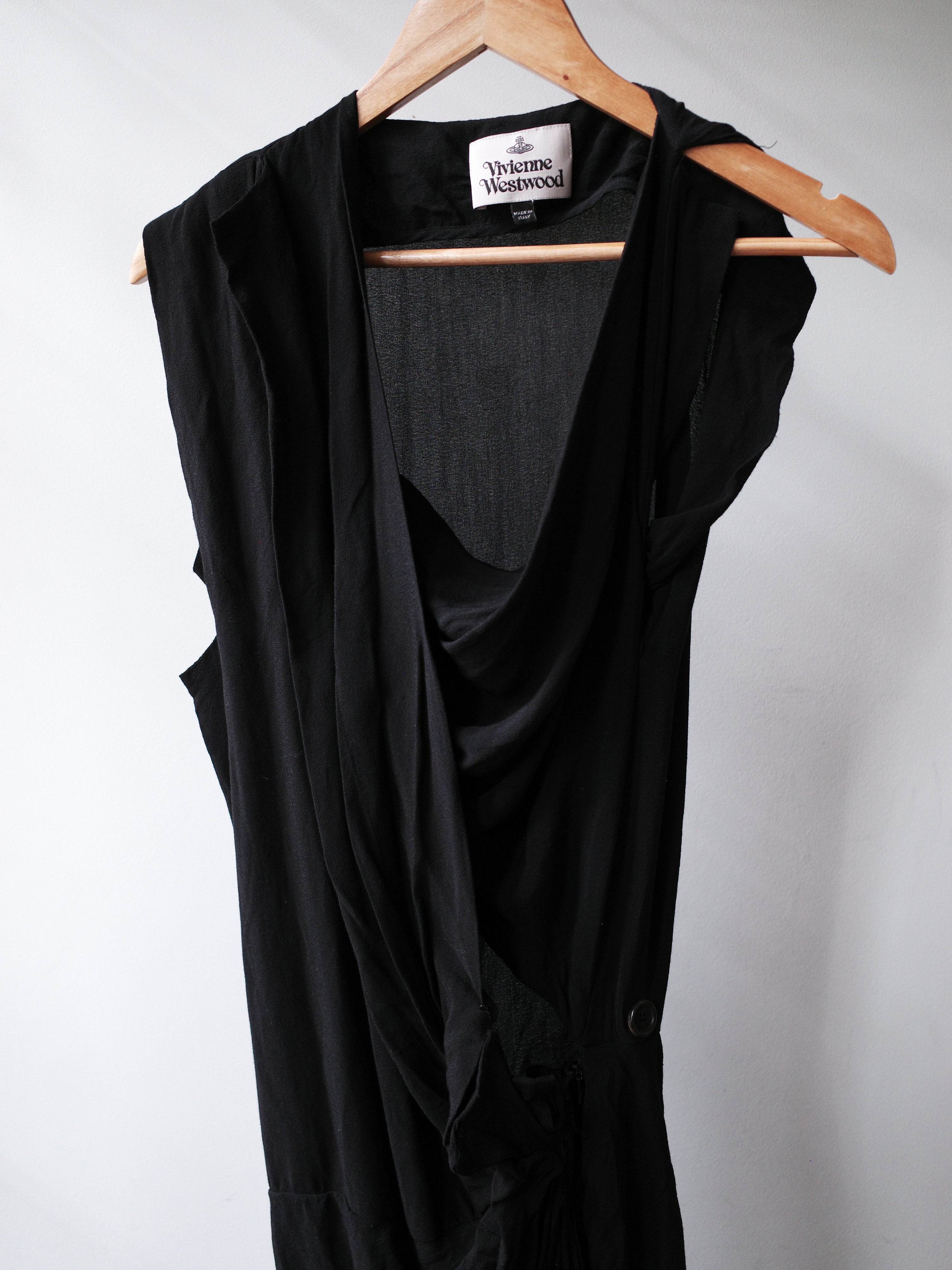 Vivienne Westwood Draped Asymmetrical Maxi Dress – METAL 金