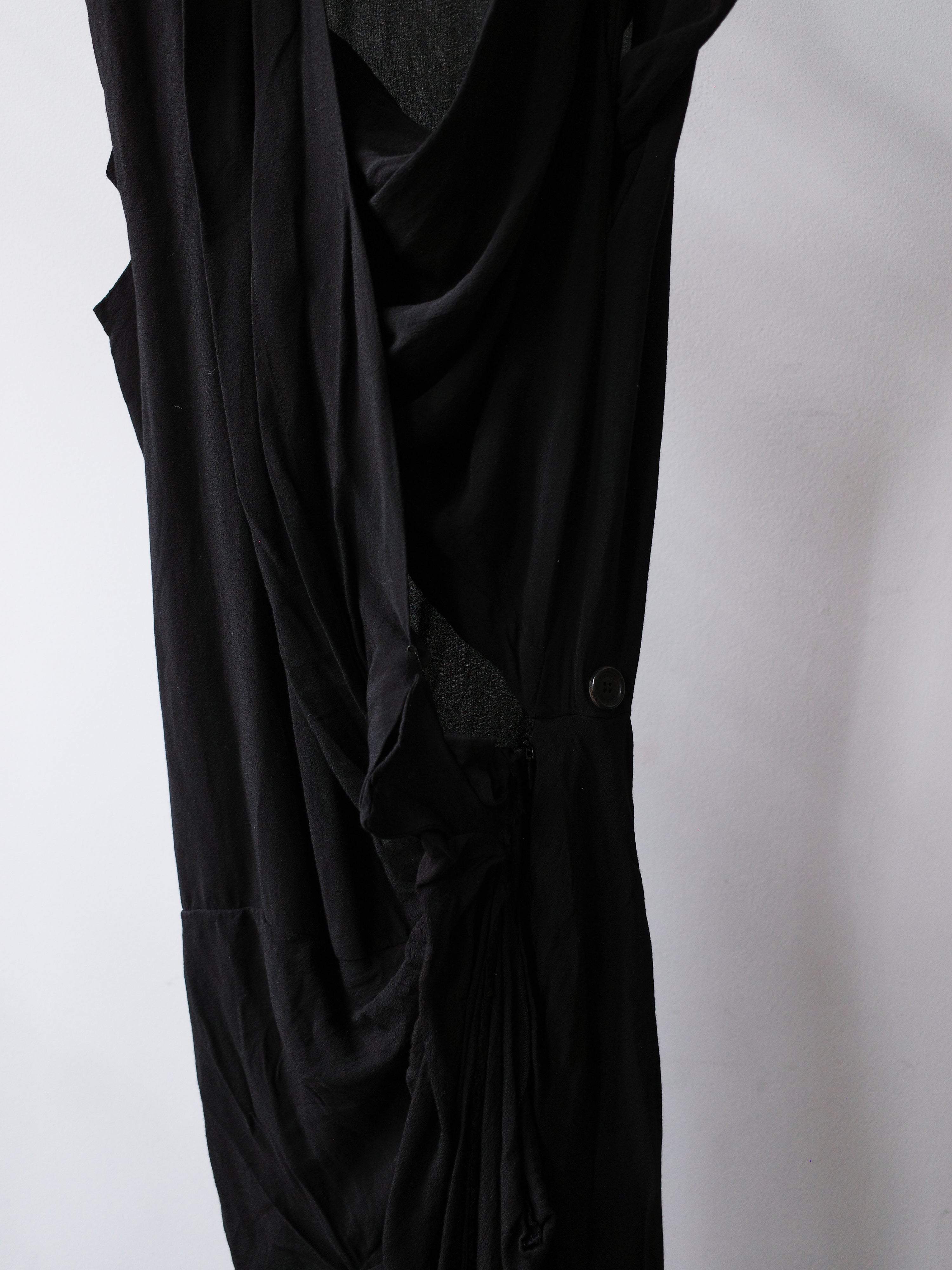 Vivienne Westwood Draped Asymmetrical Maxi Dress – METAL 金
