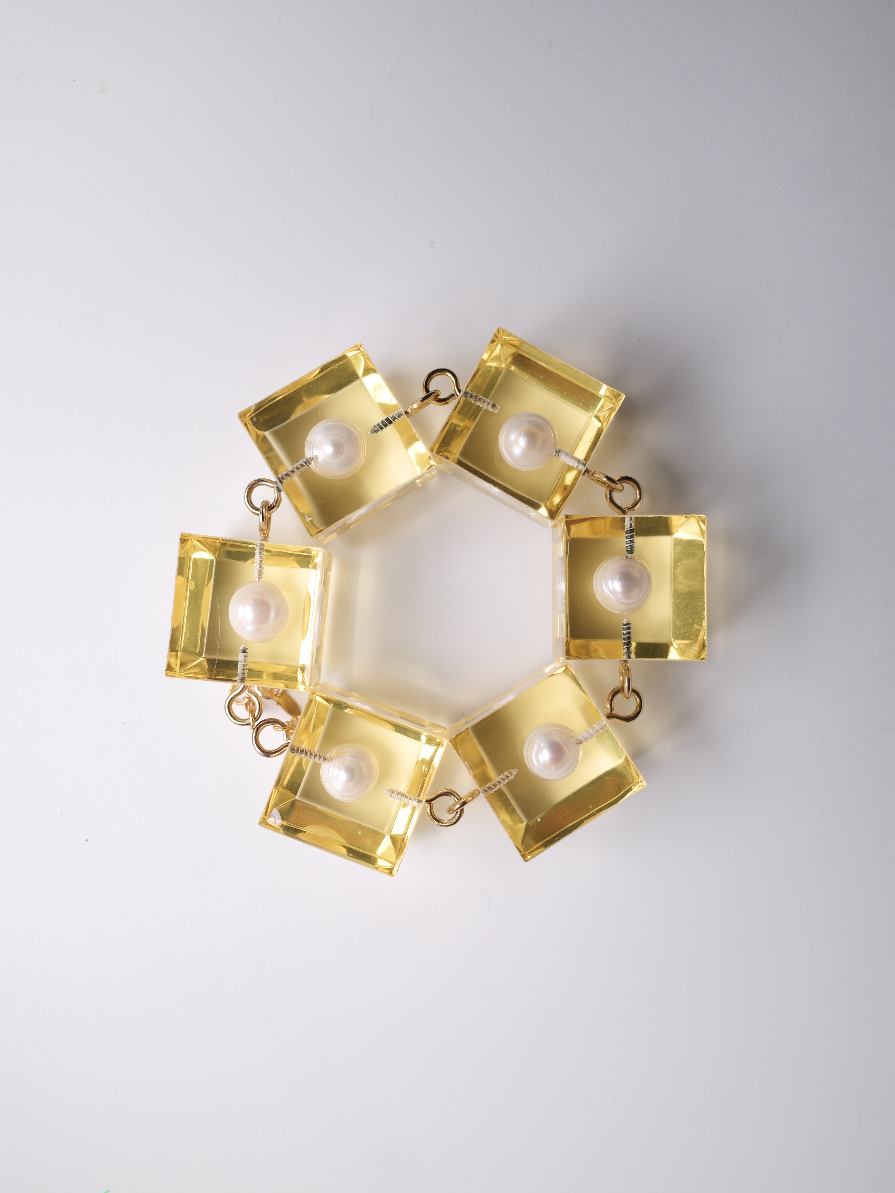 Kiko Kostadinov Lucite Cube Pearl Bracelet – EARTH 土