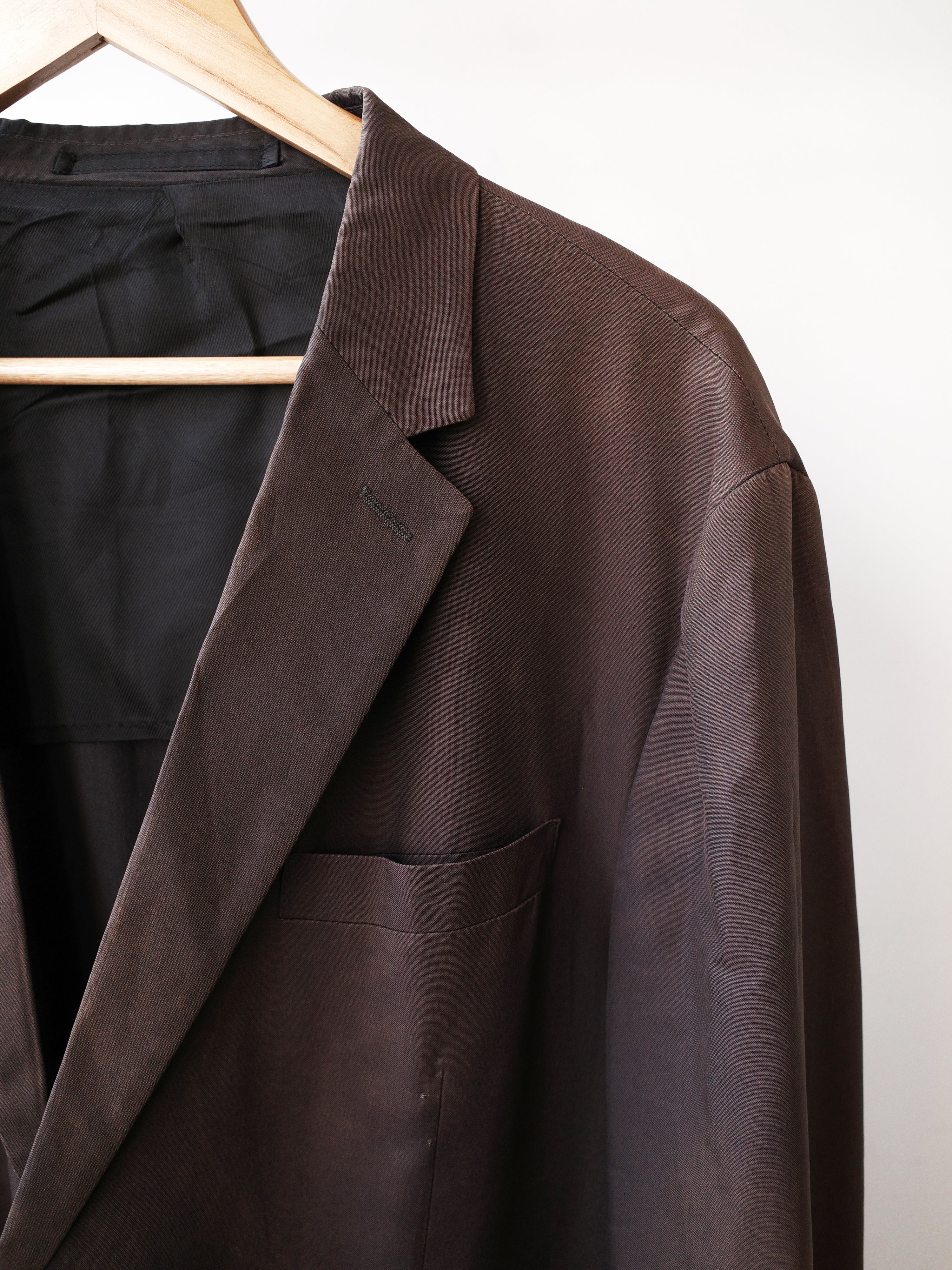 PRADA Lightweight Brown Tailored Jacket – EARTH 土