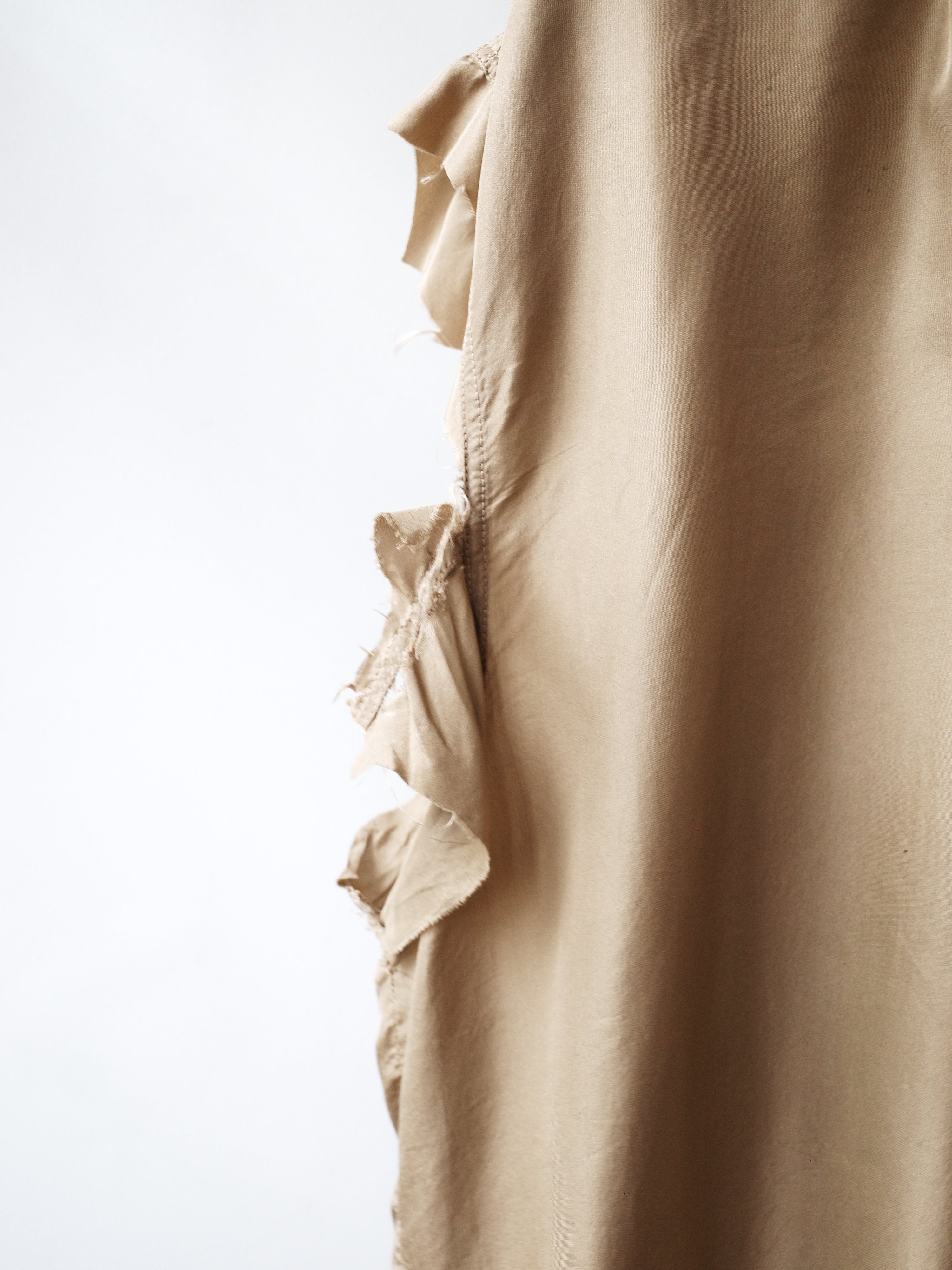 Yves Saint Laurent Deconstructed Gold Polo Shirt – METAL 金