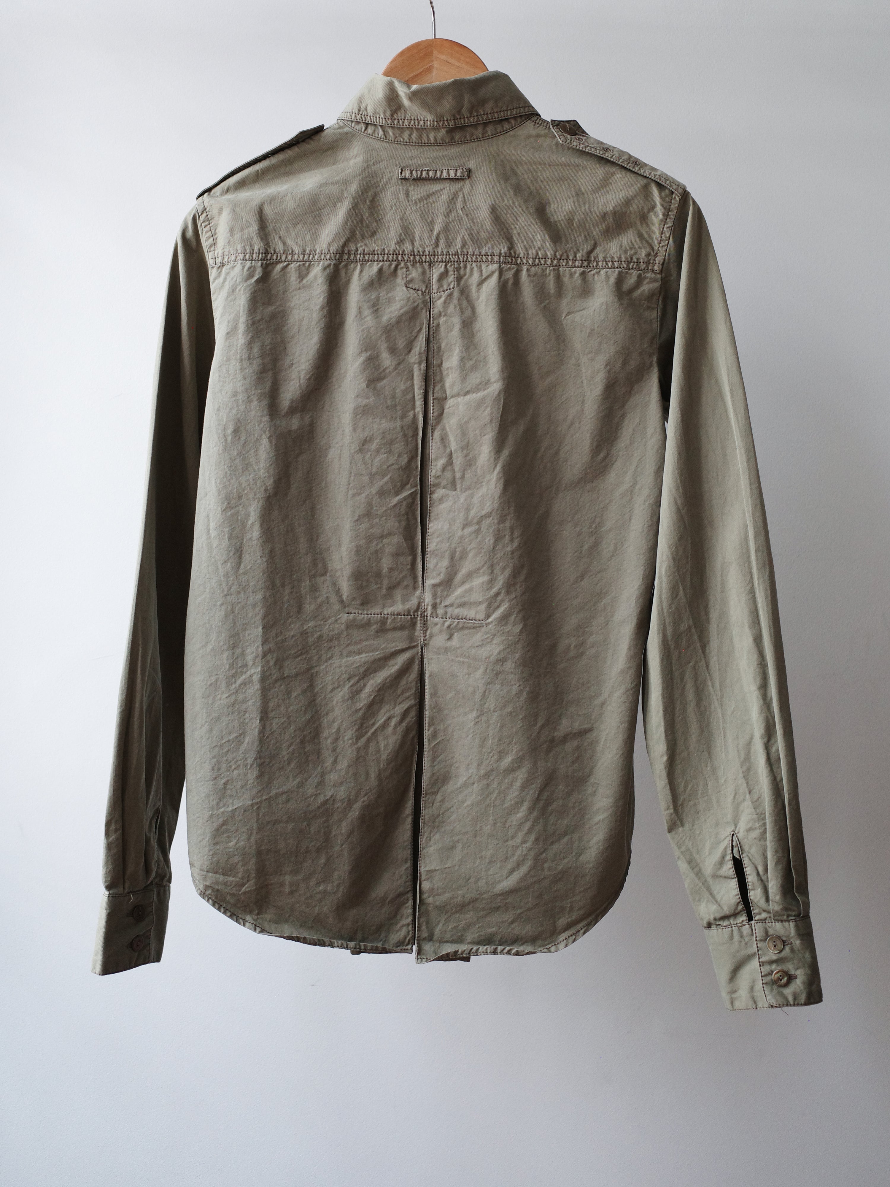 Jean Paul Gaultier Olive Military Shirt – WOOD 木