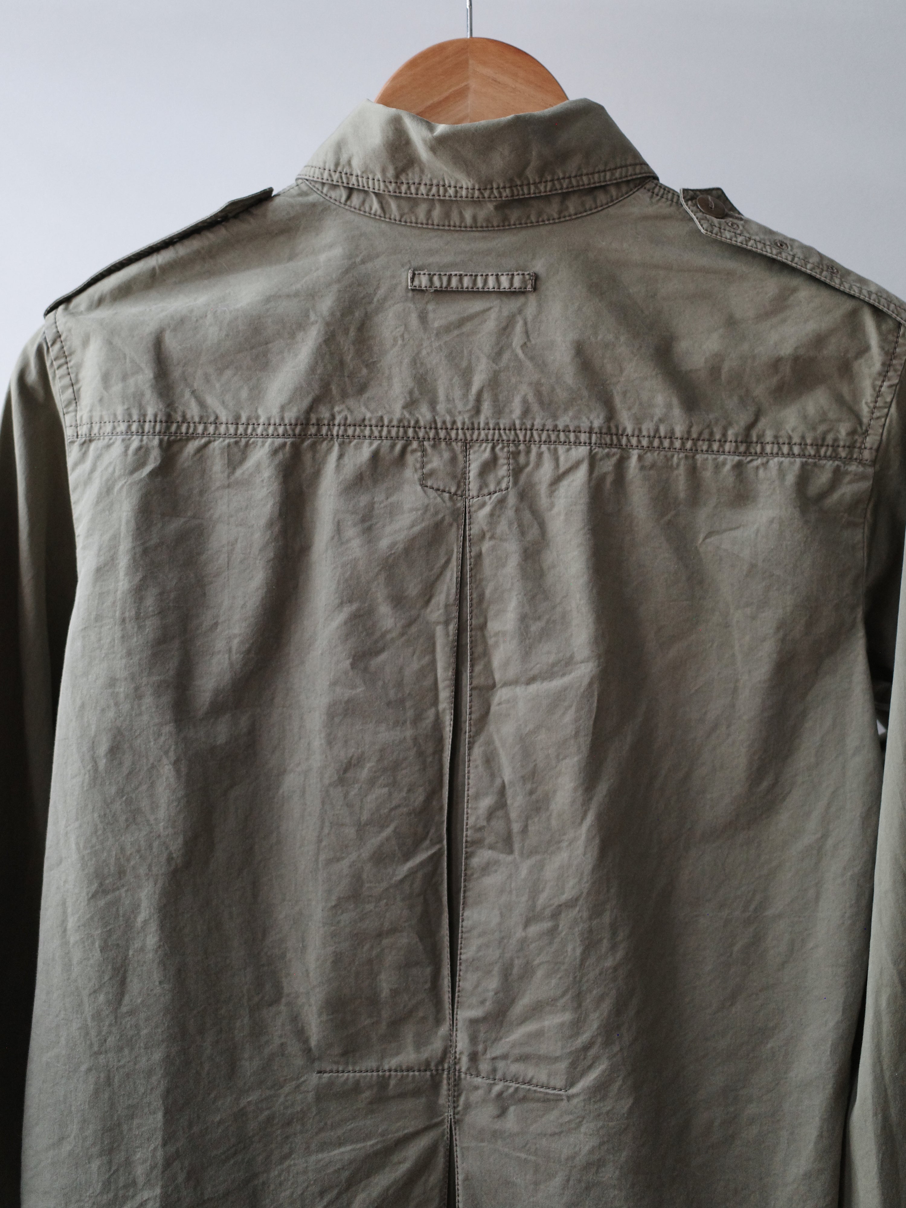 Jean Paul Gaultier Olive Military Shirt – WOOD 木