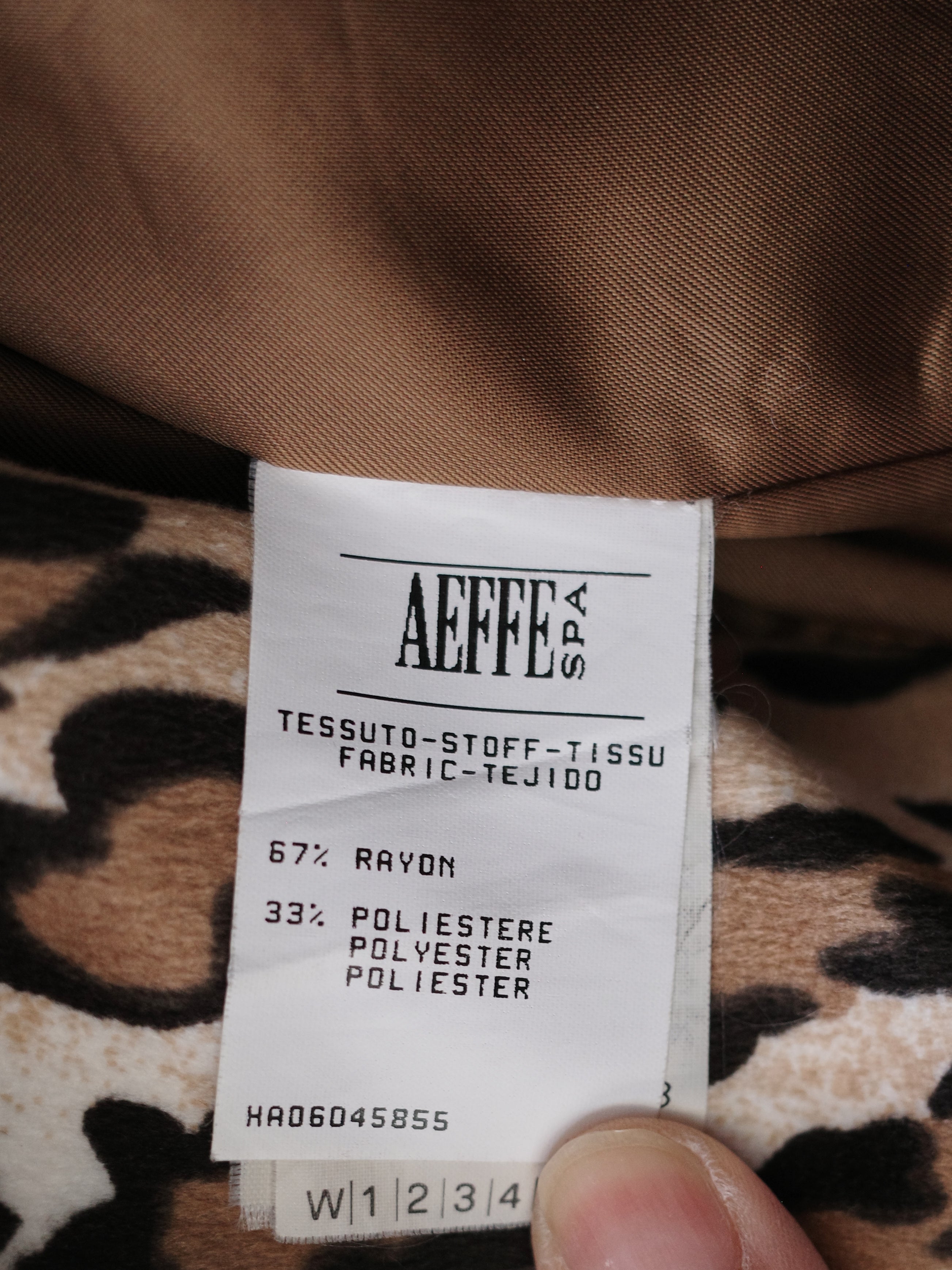 Moschino Cheap and Chic Leopard Print Coat – FIRE 火