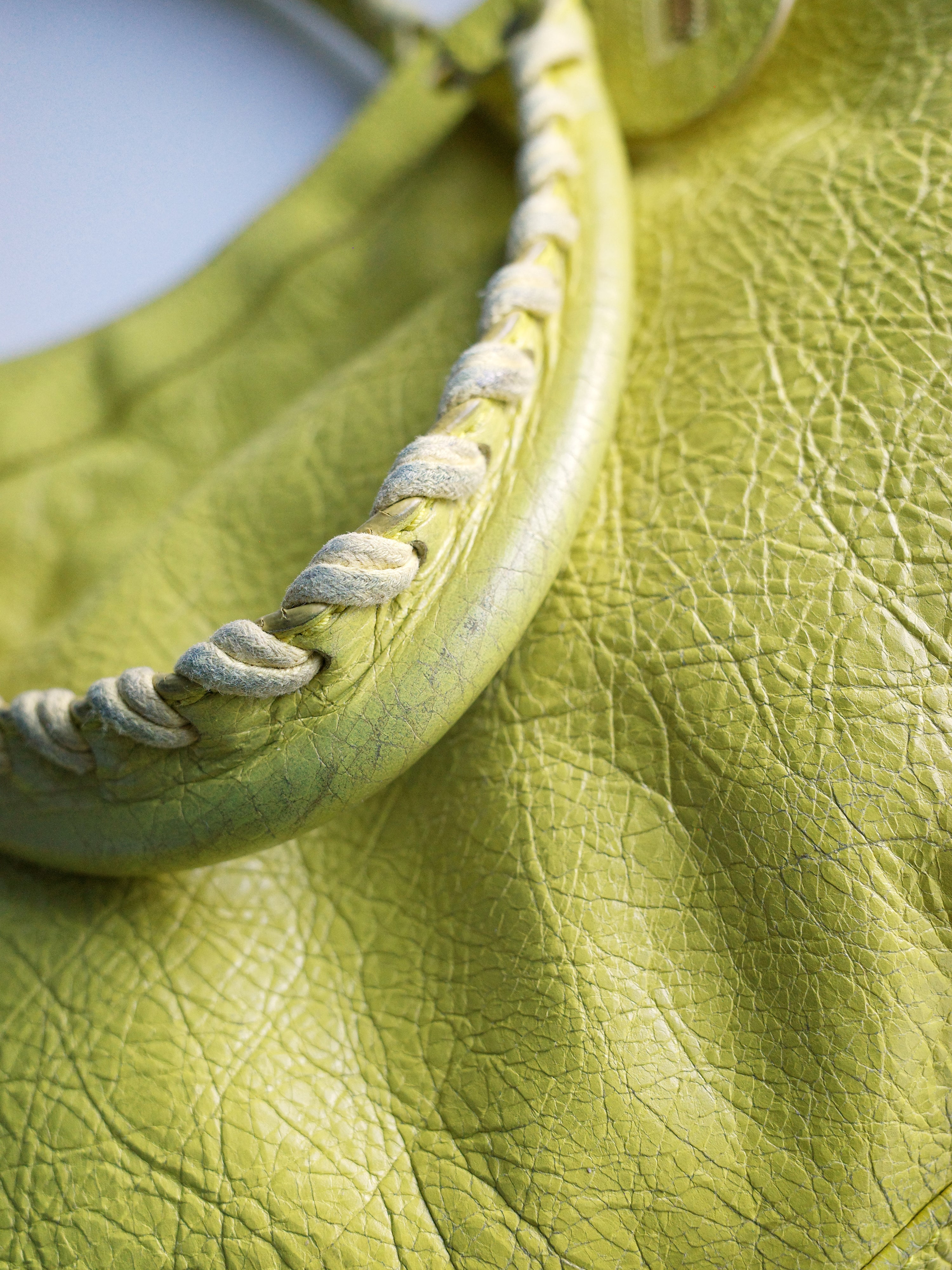 Balenciaga Bright Yellow Medium City Bag – METAL 金
