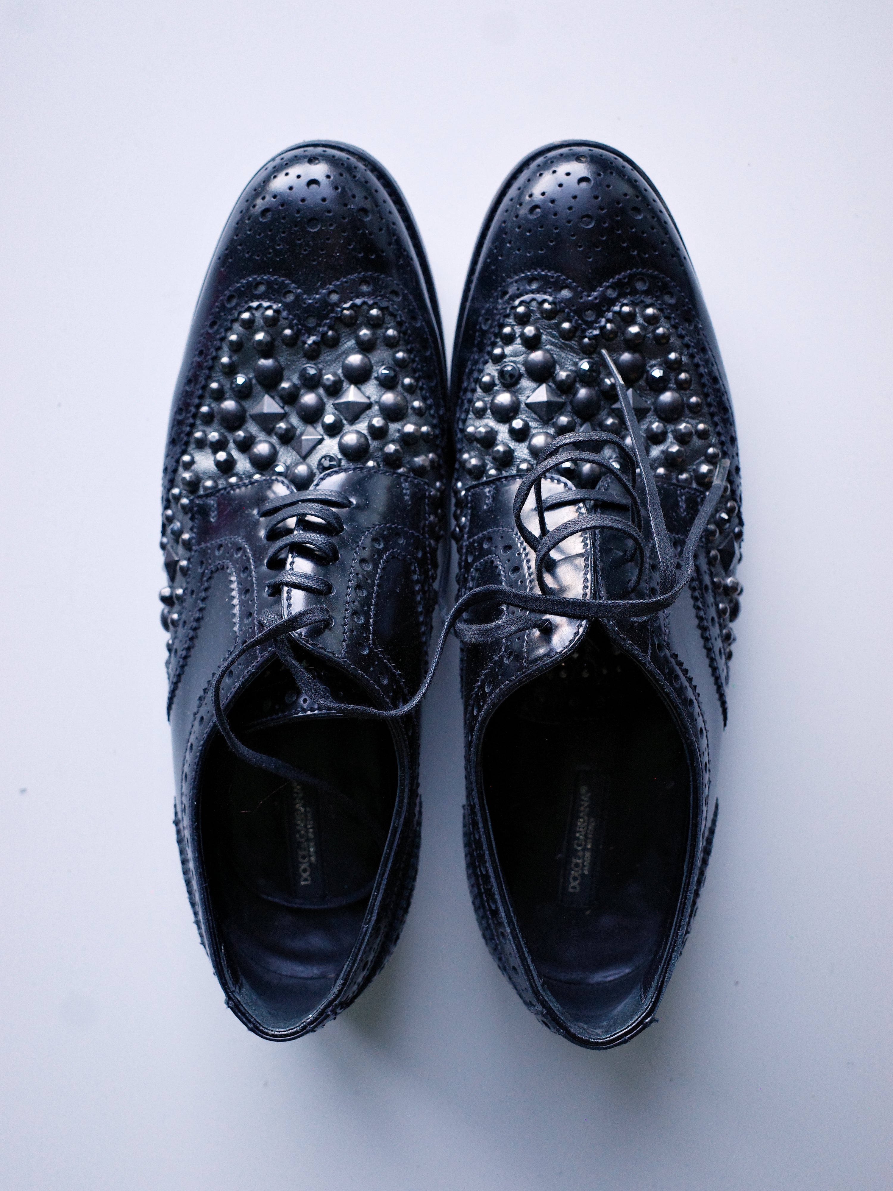 Dolce & Gabbana Studded Gothic Brogues – FIRE 火