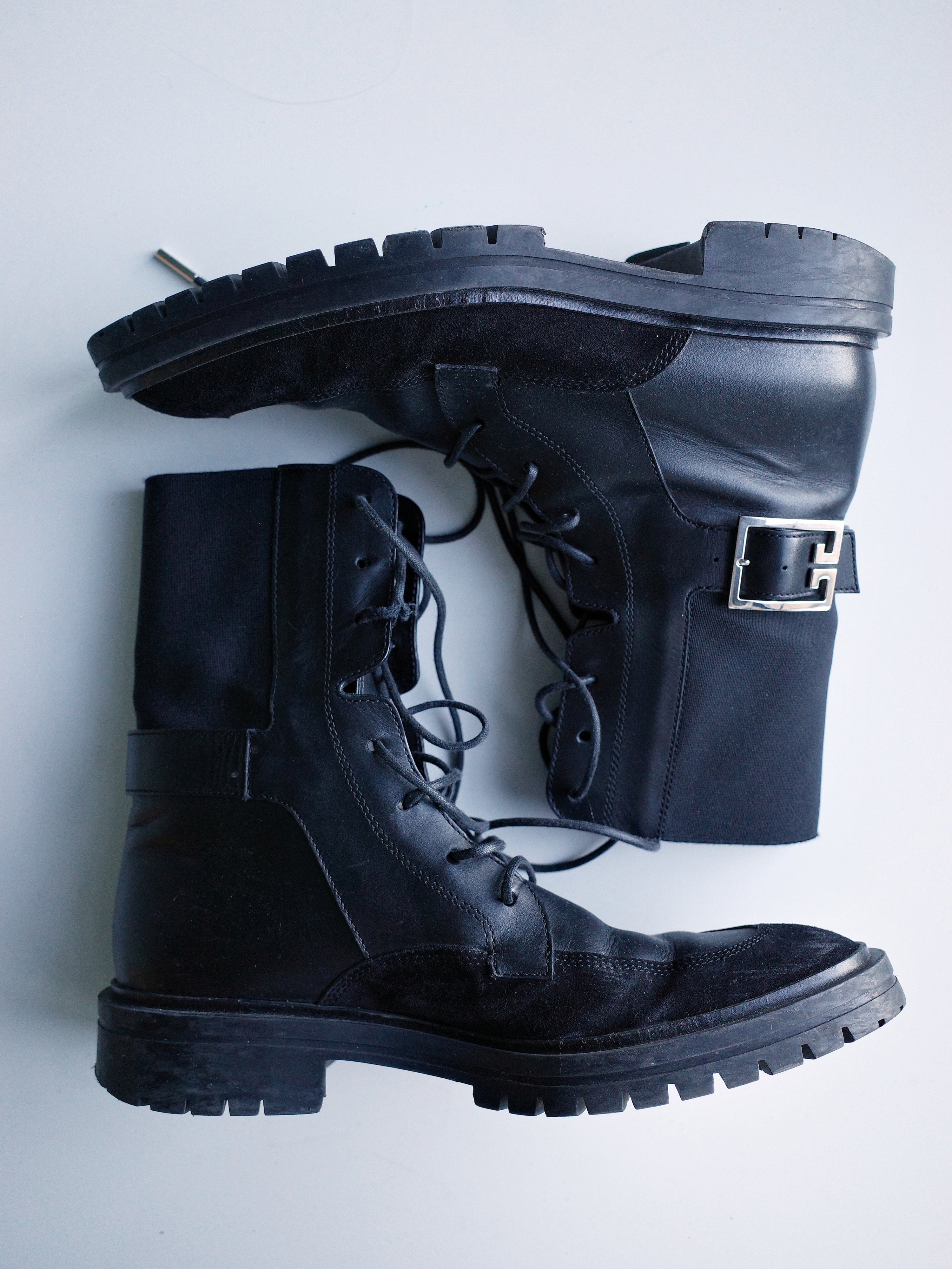GIVENCHY Hybrid Tactical Combat Boots – METAL 金