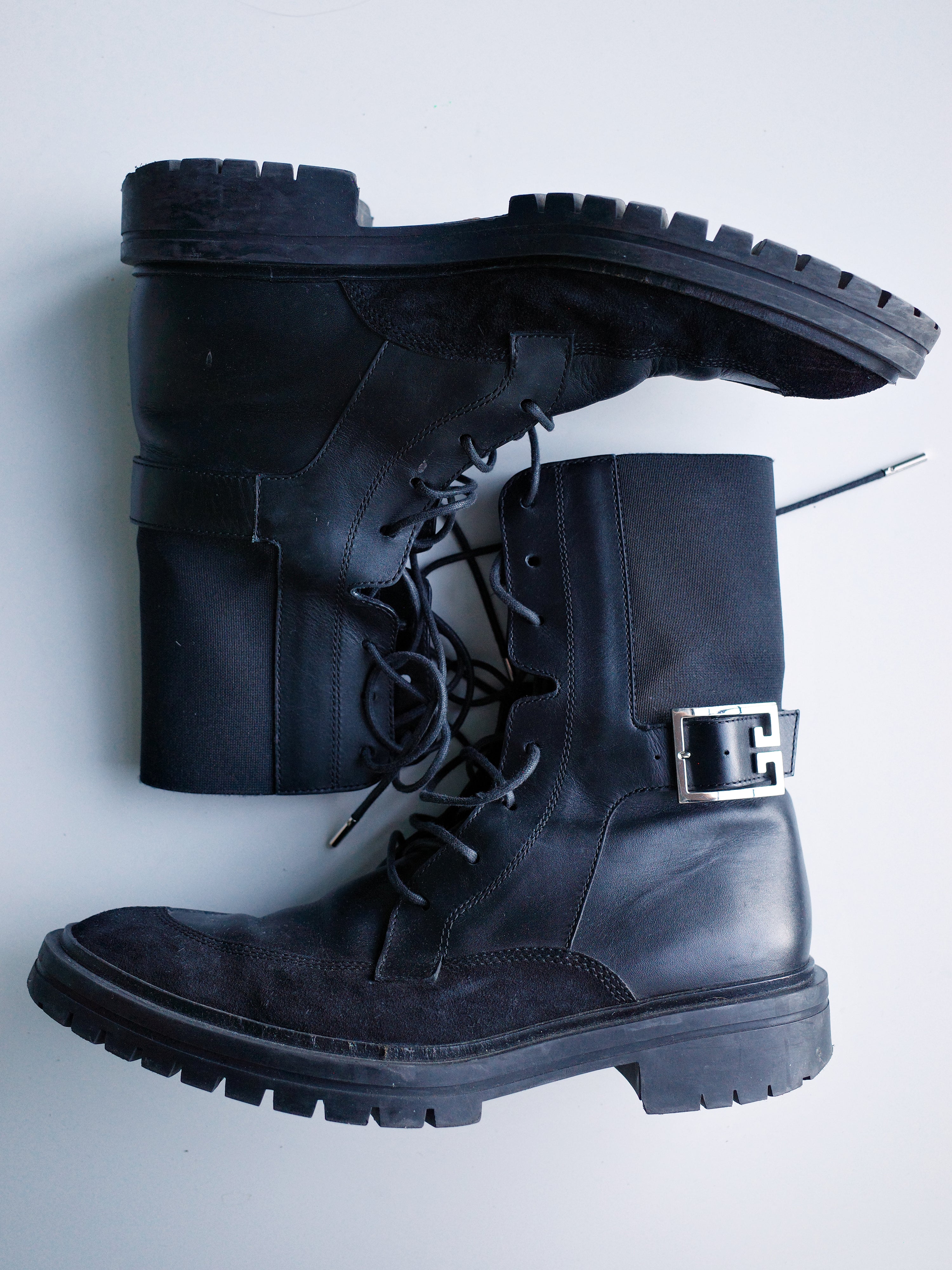 GIVENCHY Hybrid Tactical Combat Boots – METAL 金