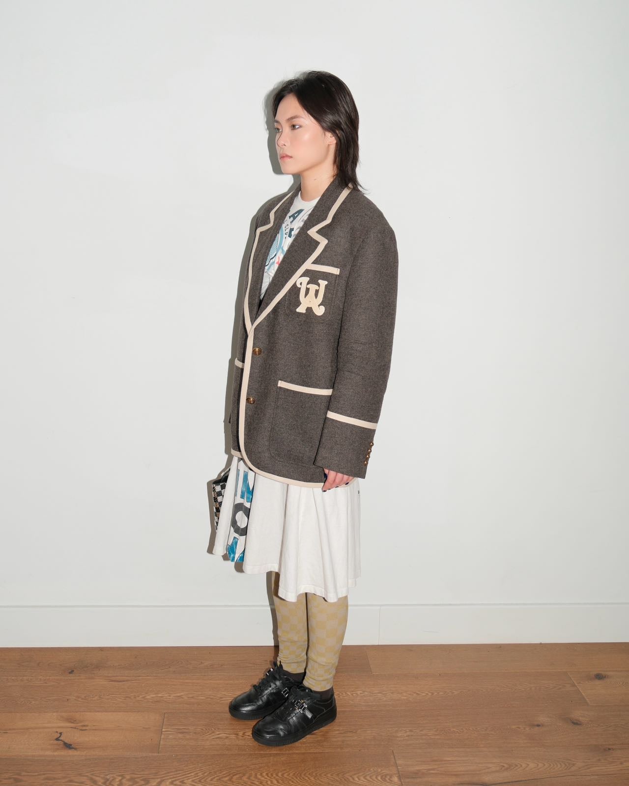 UOOYAA Academy Wool Blazer – EARTH 土