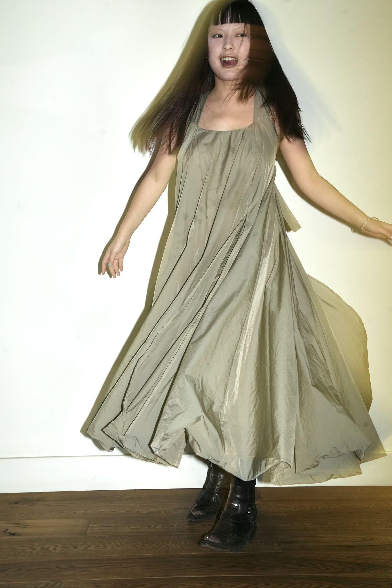 Issey Miyake Technology fabric Light Weight Parachute Dress