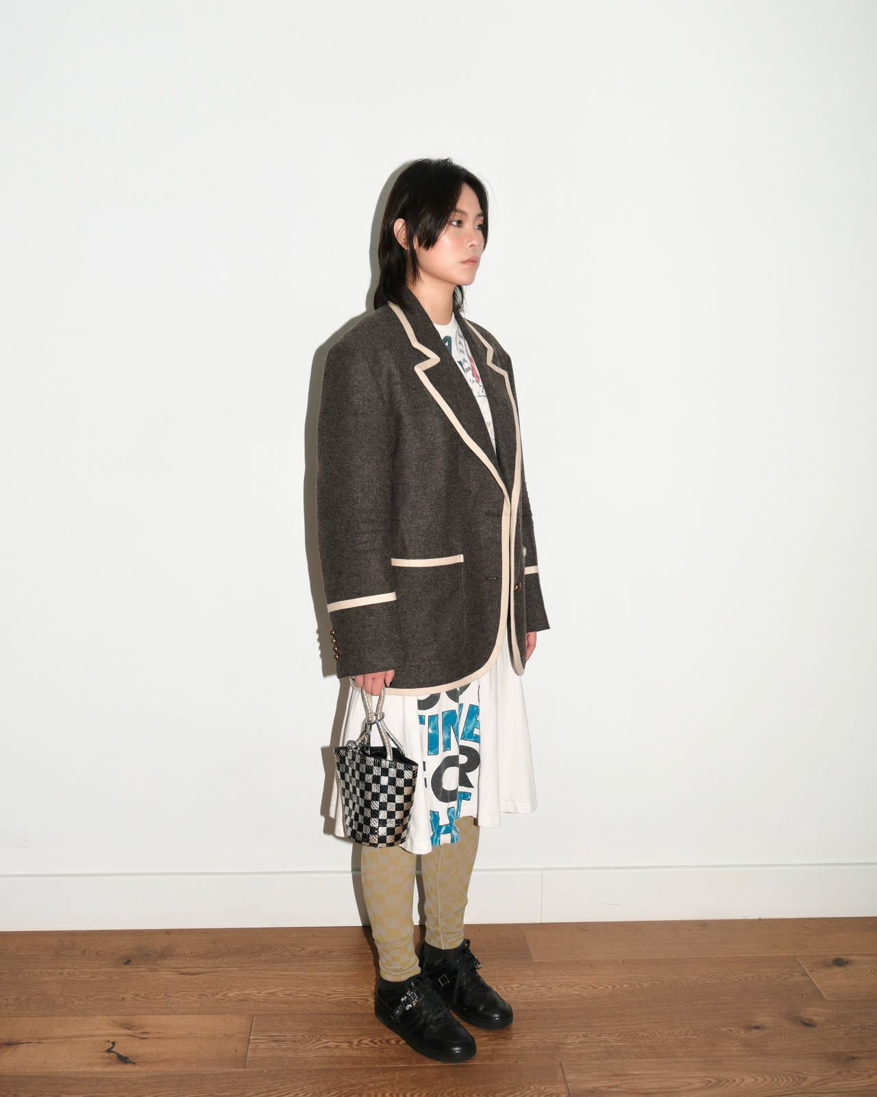 UOOYAA Academy Wool Blazer – EARTH 土