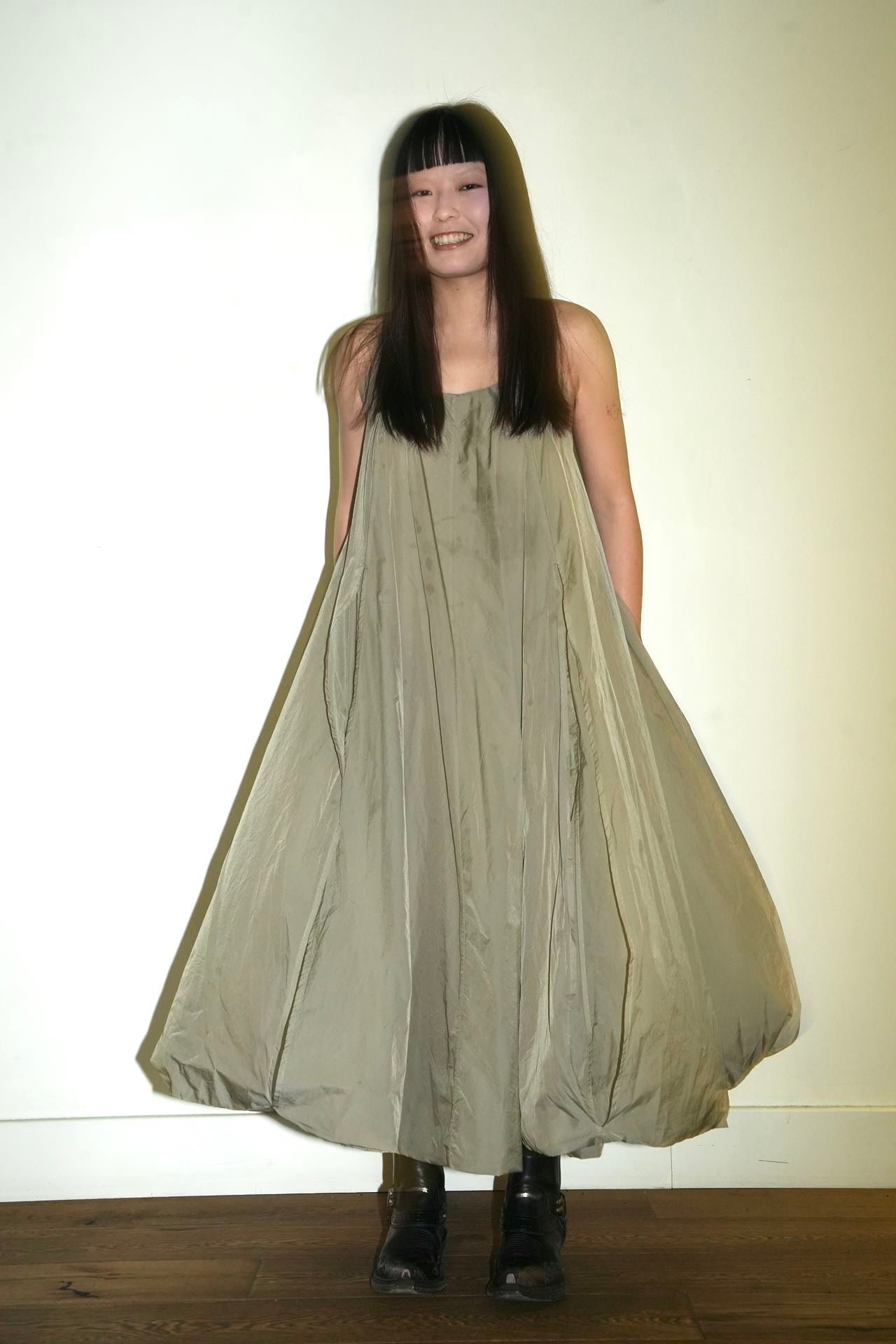 Issey Miyake Technology fabric Light Weight Parachute Dress