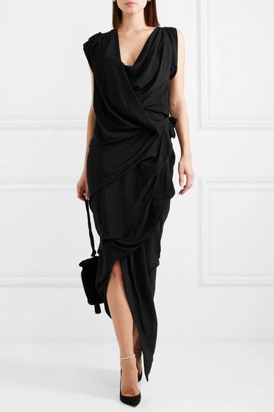 Vivienne Westwood Draped Asymmetrical Maxi Dress – METAL 金