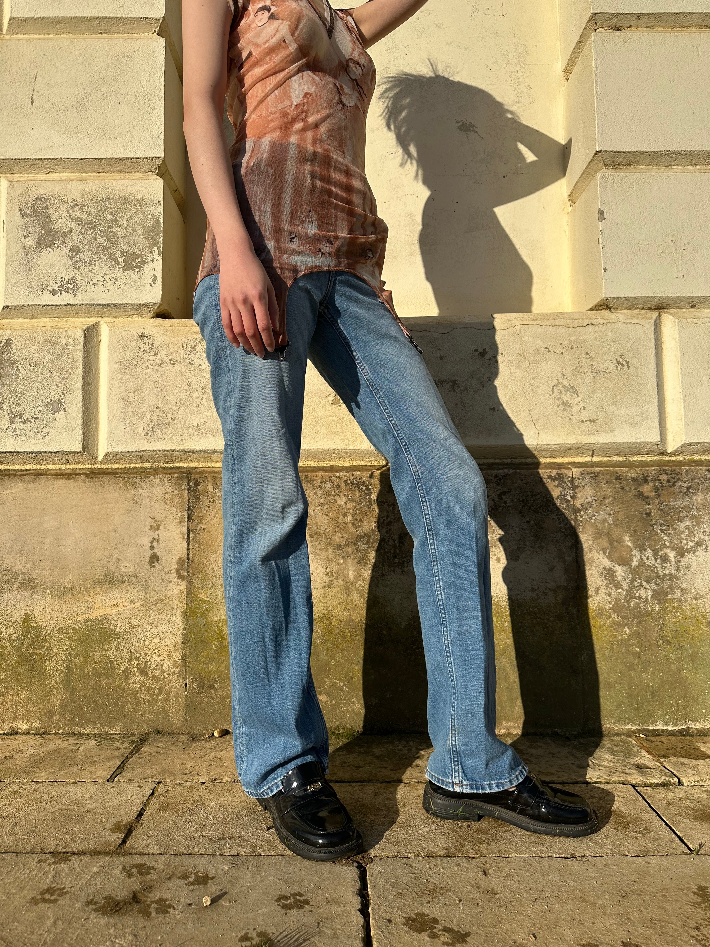 Acne Studios Light Blue Flared Jeans – WOOD 木