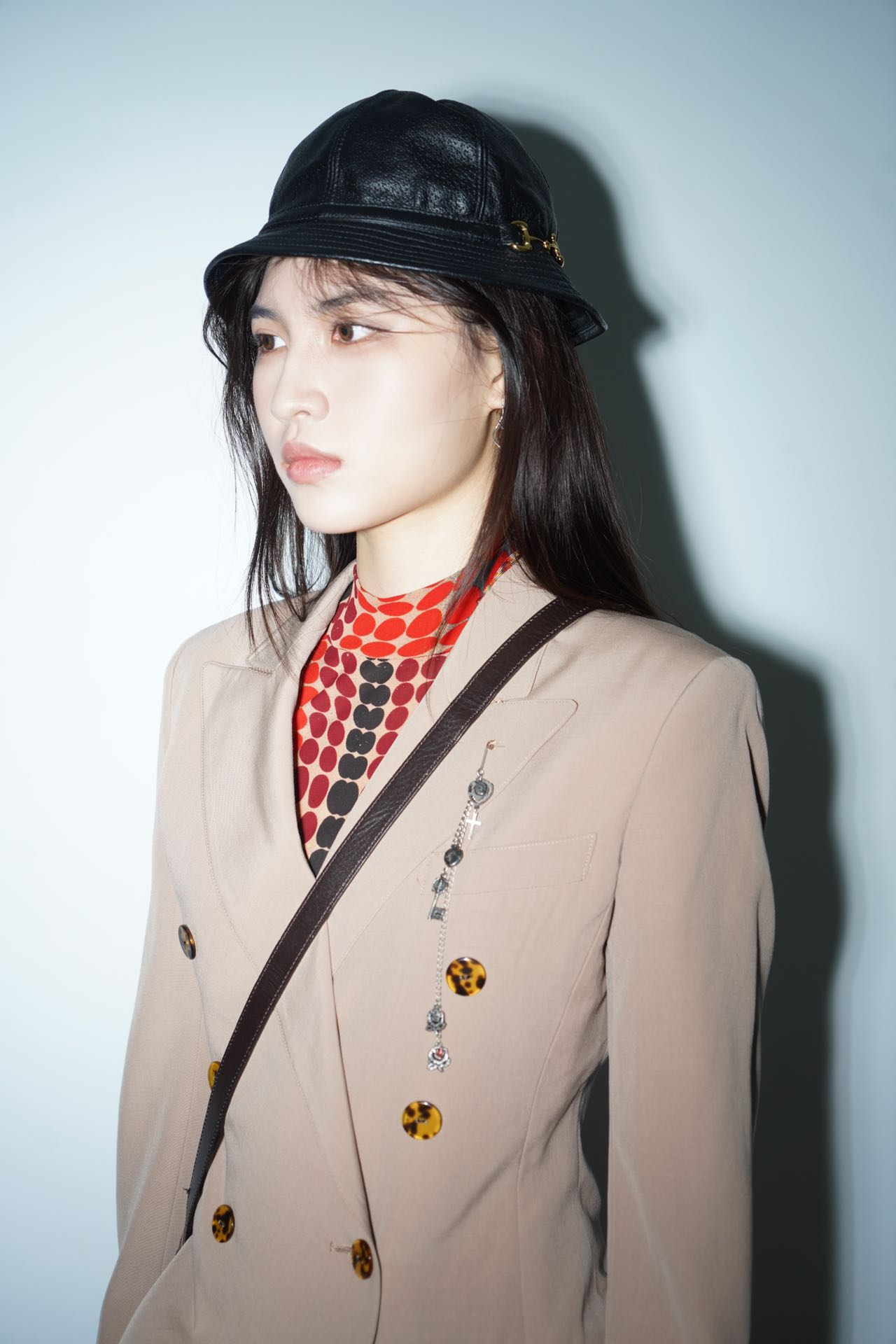 Jean Paul Gaultier Asymmetric Draped Blazer with Silver Pendant – EARTH 土