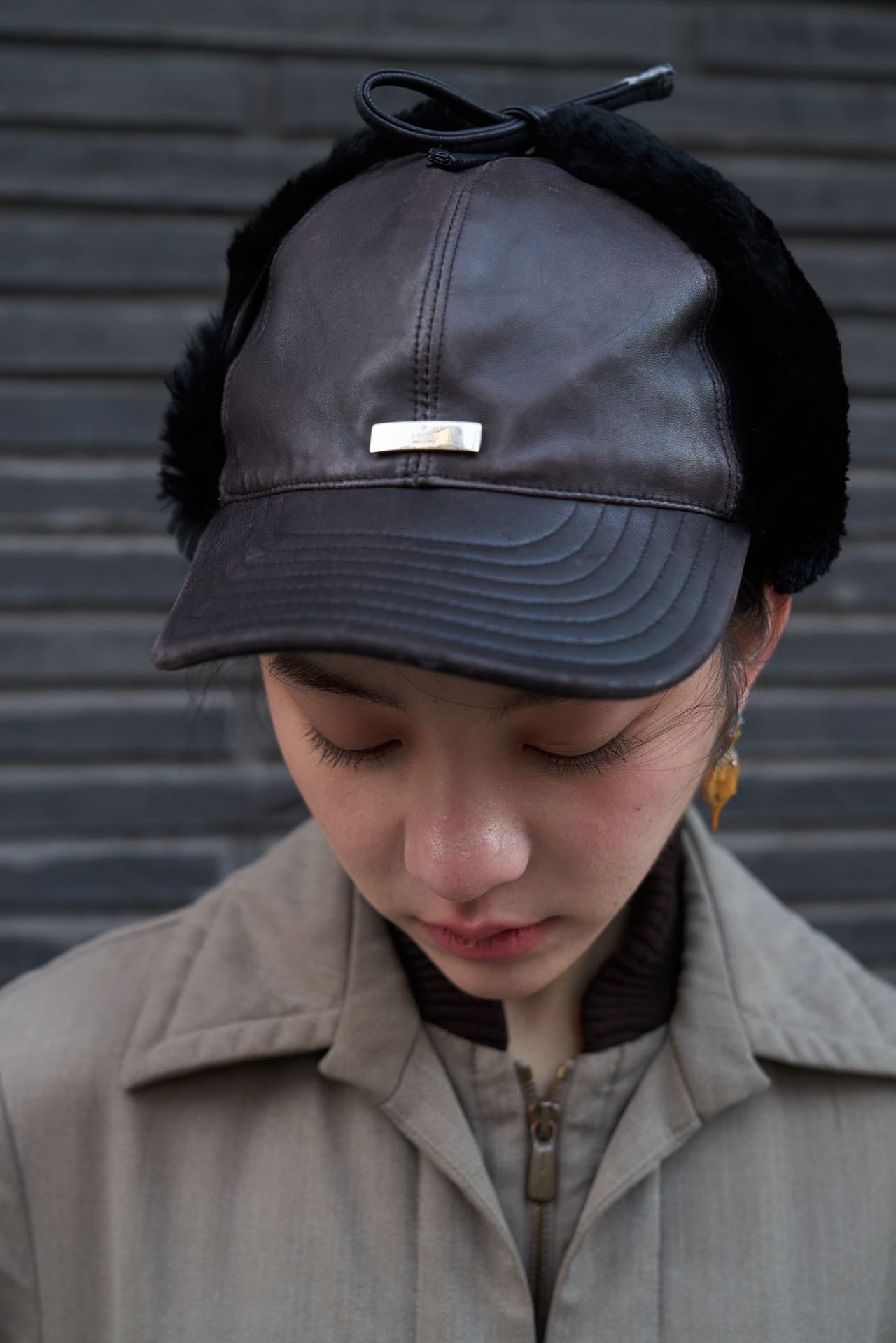 Gucci by Tom Ford Leather Ushanka Hat – WATER 水