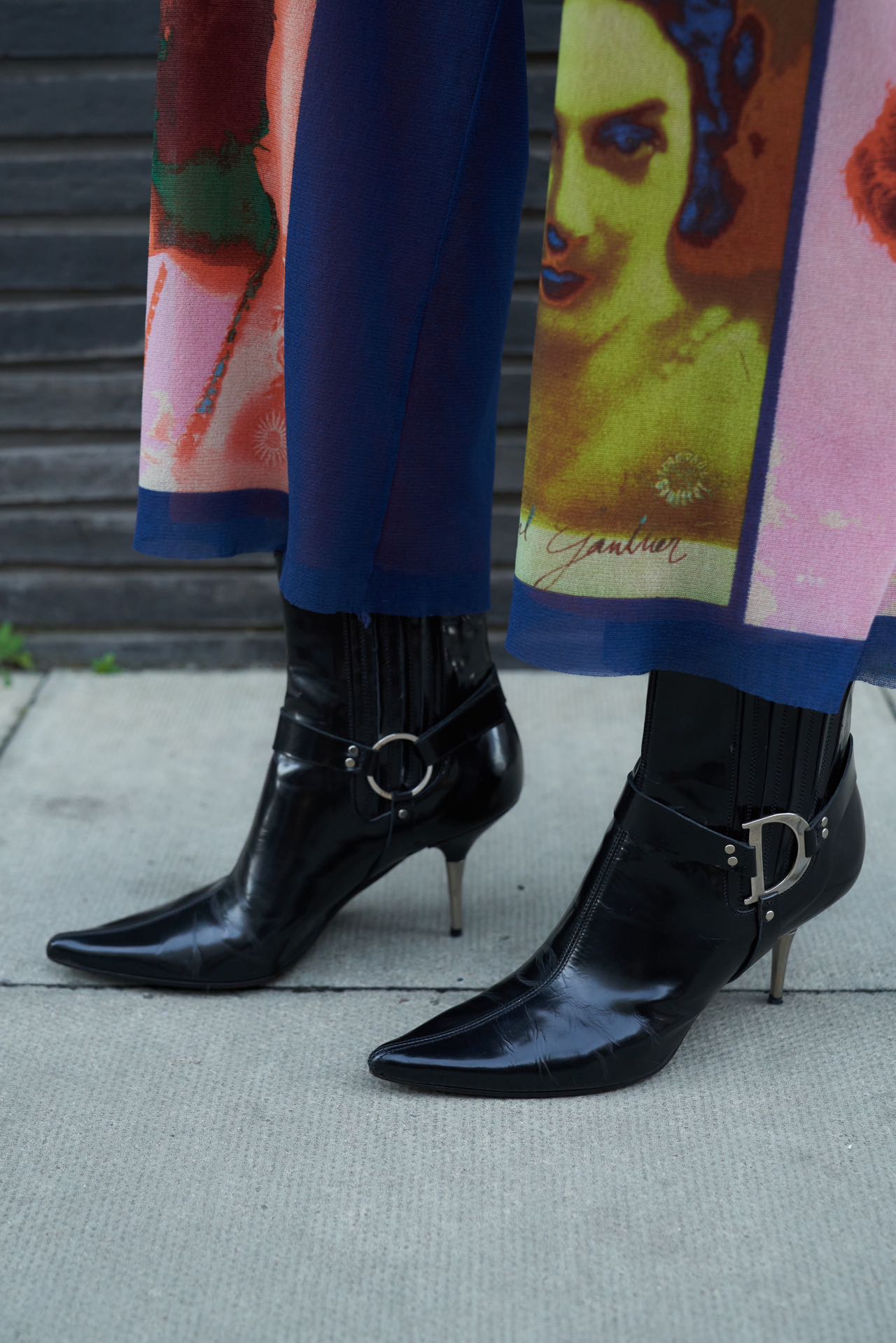 Christian Dior by John Galliano Millennium Hardcore Punk Pointed Boots – METAL 金