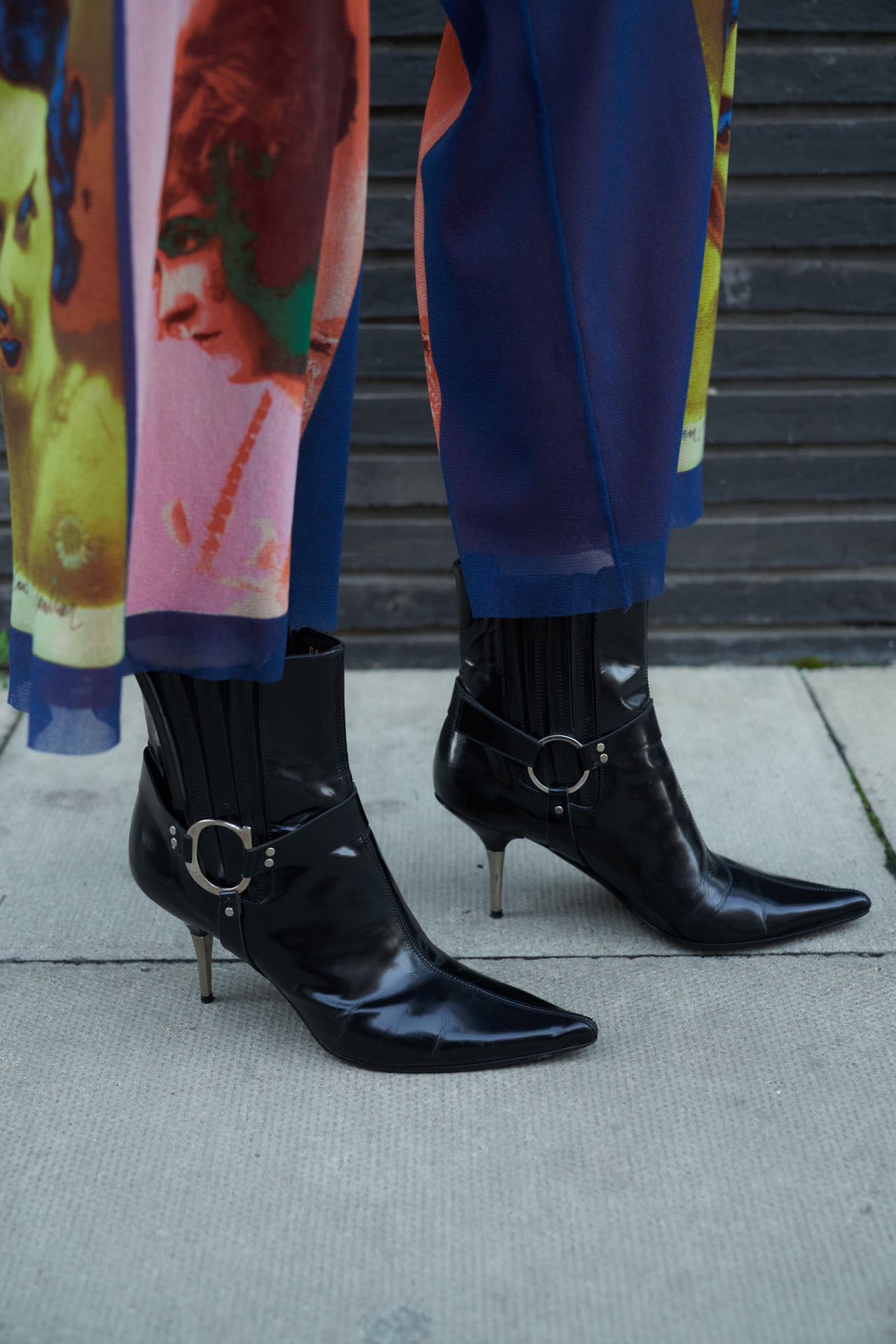 Christian Dior by John Galliano Millennium Hardcore Punk Pointed Boots – METAL 金