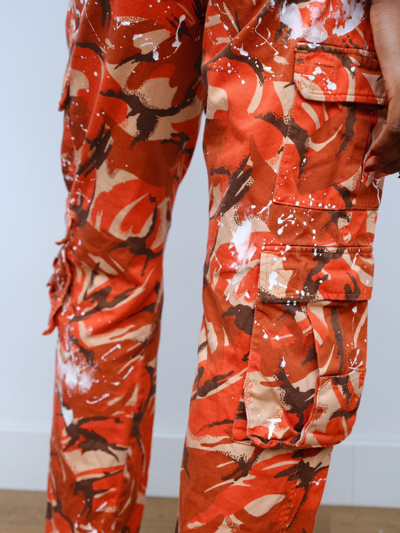 Martine Rose Orange Camouflage Cargo Pants – FIRE 火