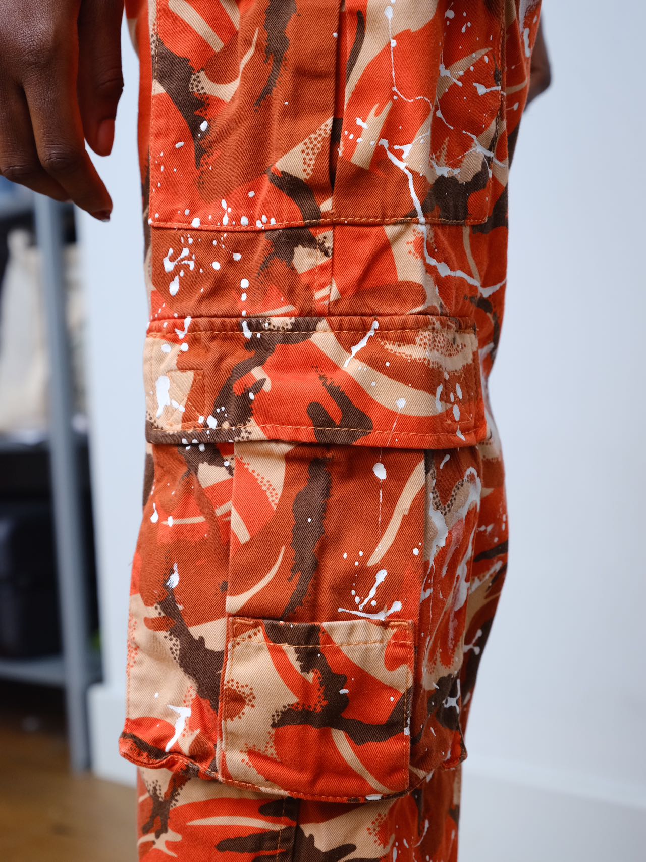 Martine Rose Orange Camouflage Cargo Pants – FIRE 火