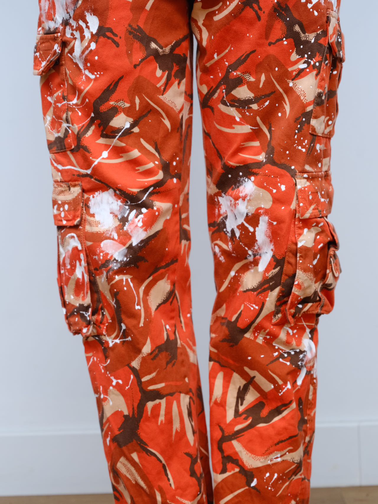 Martine Rose Orange Camouflage Cargo Pants – FIRE 火