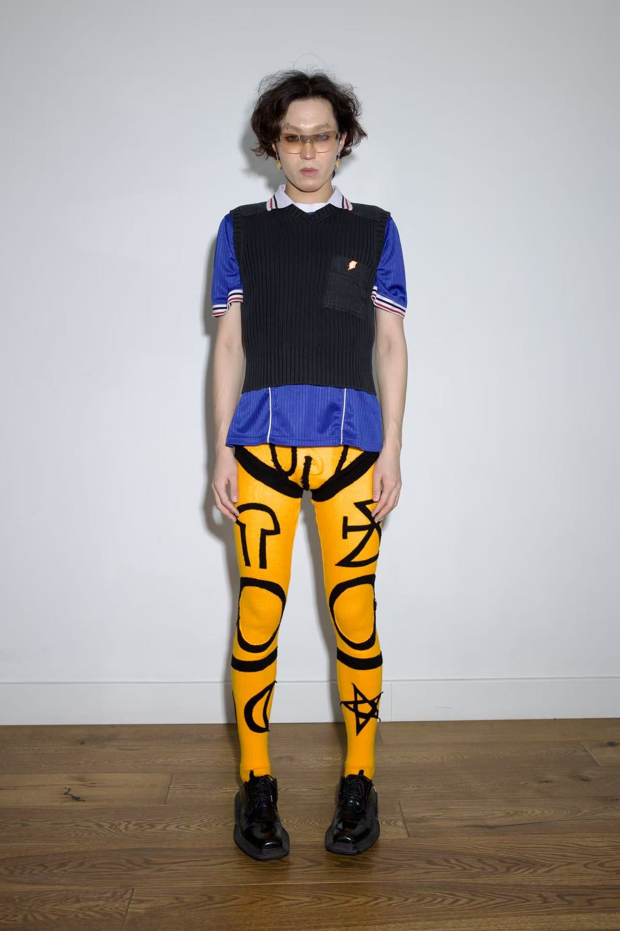 Walter Van Beirendonck W.&L.T. Knit Vest – FIRE 火