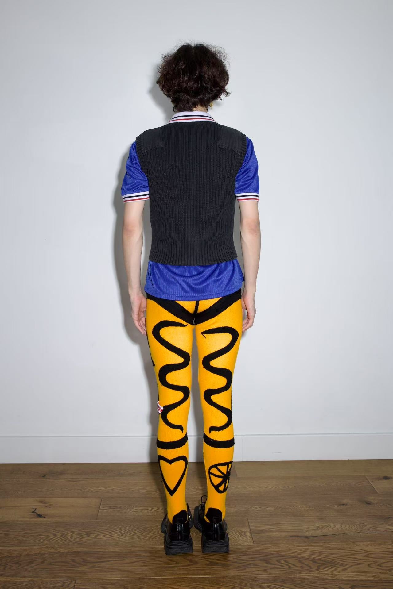 Walter Van Beirendonck W.&L.T. Knit Vest – FIRE 火