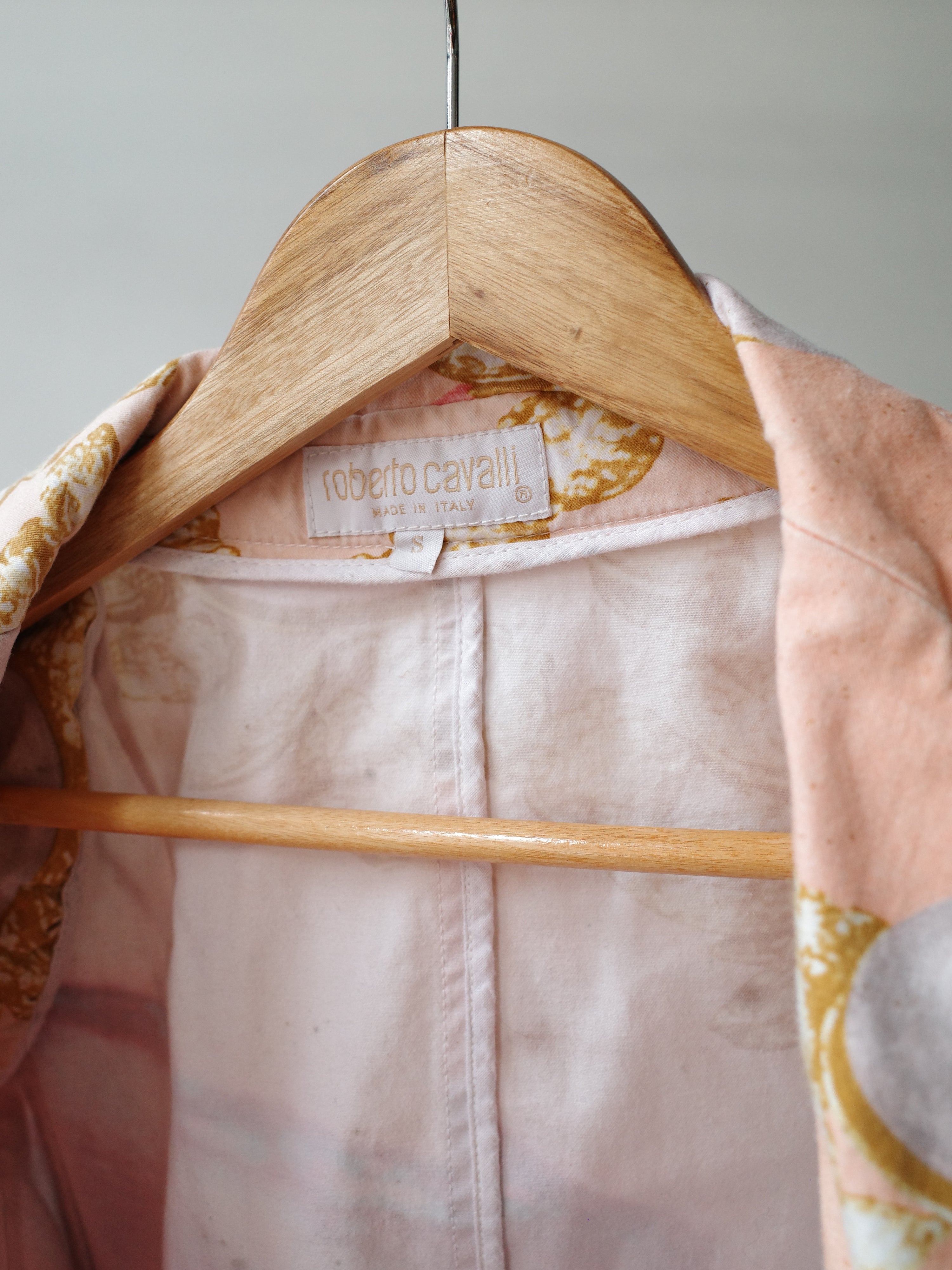 Roberto Cavalli S/S 2001 Runway Printed Blazer – FIRE 火