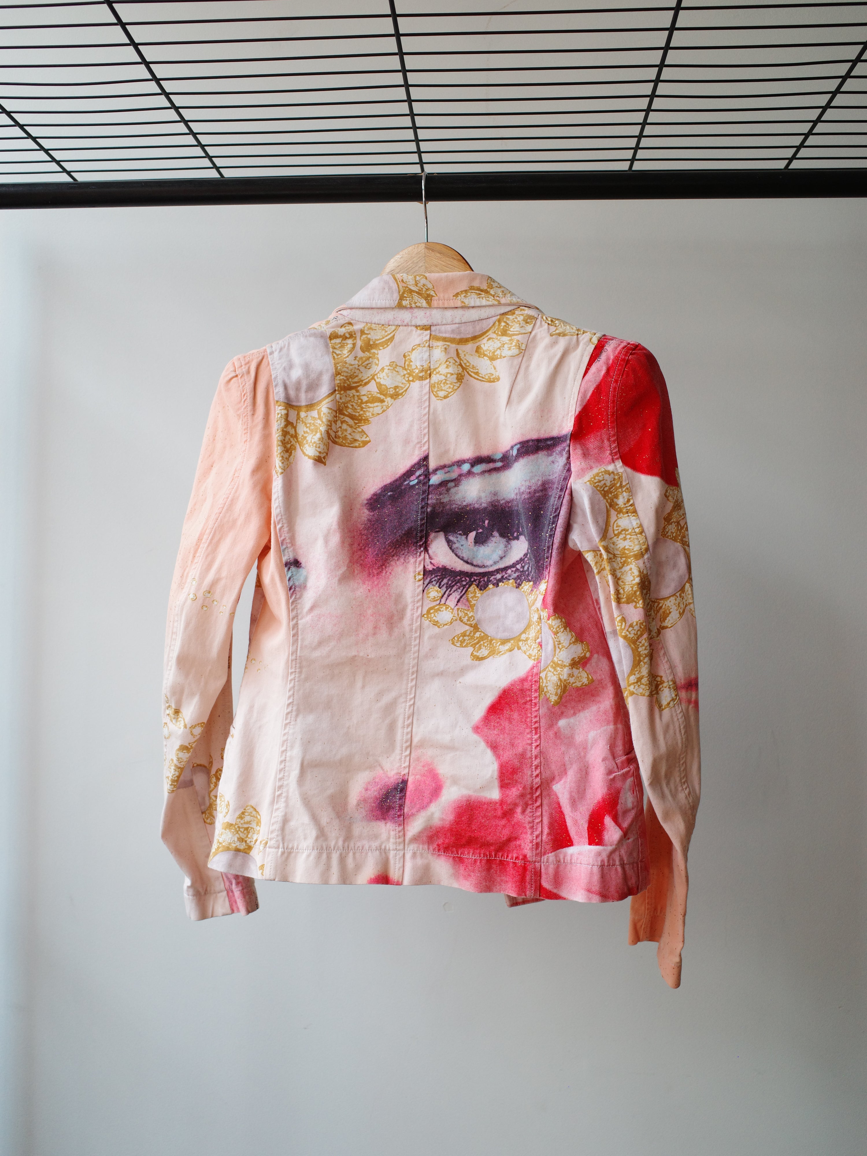 Roberto Cavalli S/S 2001 Runway Printed Blazer – FIRE 火