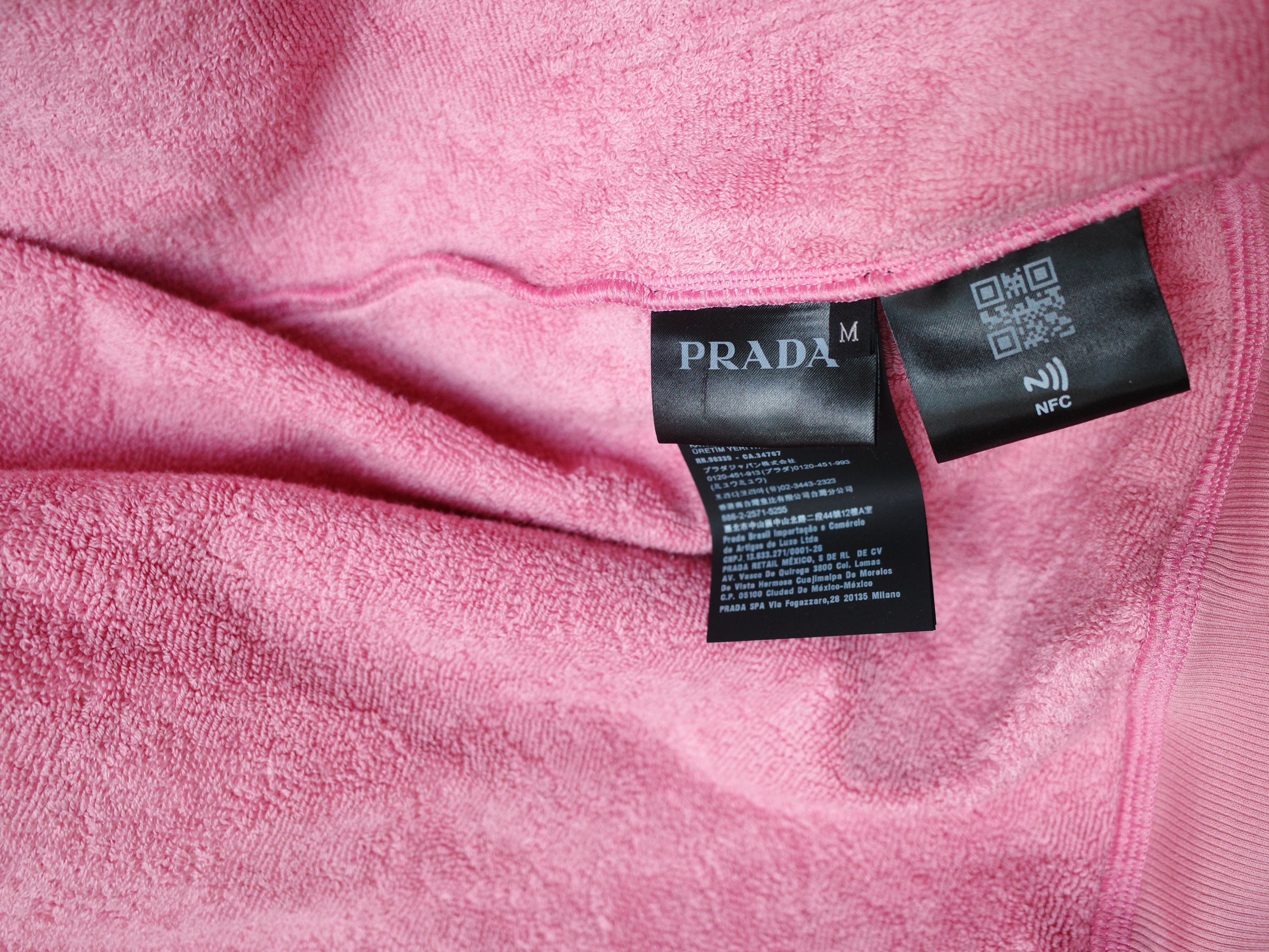 Prada Sculpted Floral Terry Hoodie Jacket – EARTH 土