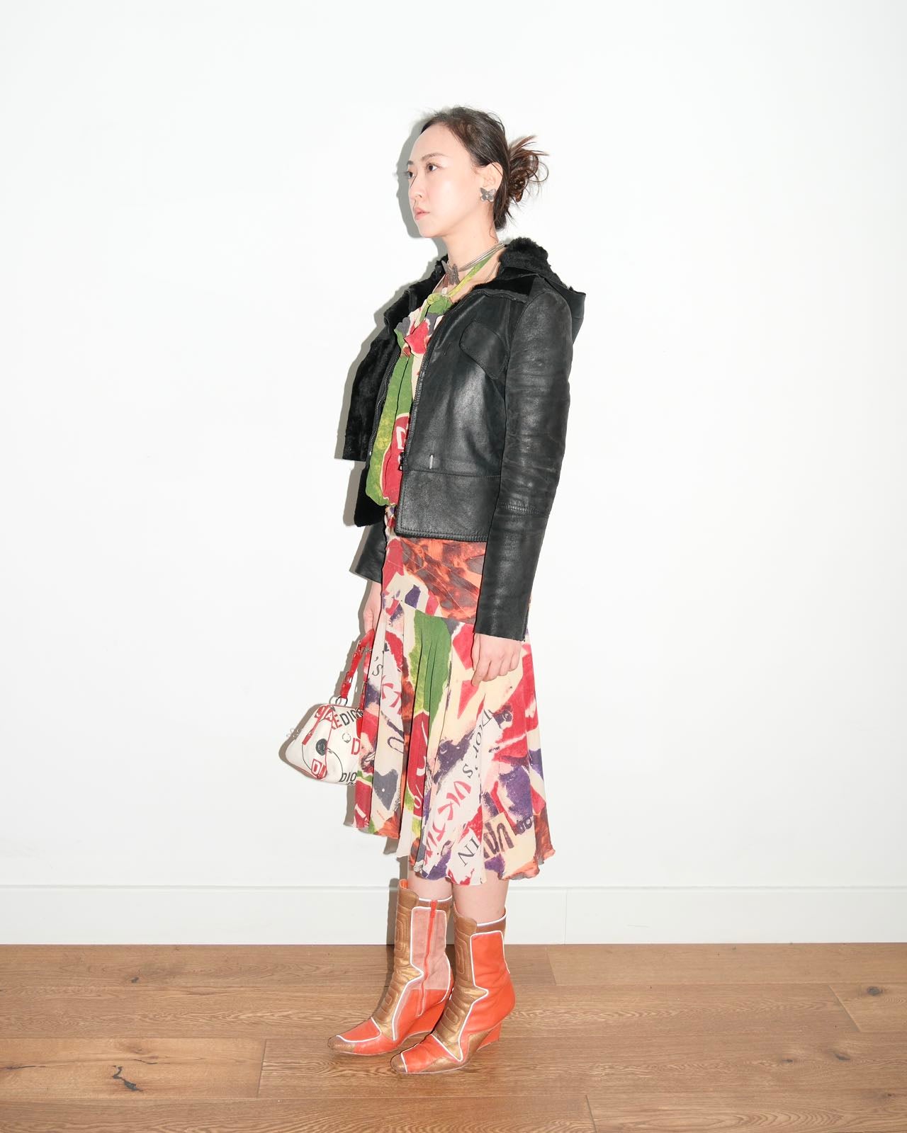 Gucci by Tom Ford Hooded Shearling Leather Jacket – FIRE 火