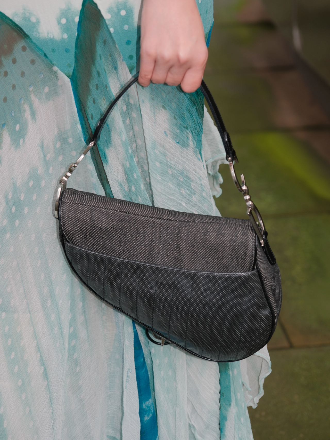 Christian Dior S/S 2001 “Cadillac” Saddle Bag – METAL 金