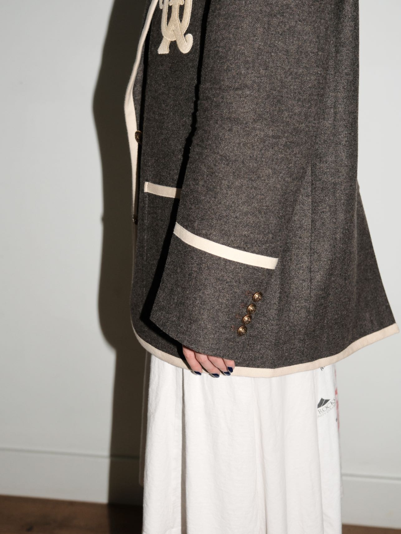 UOOYAA Academy Wool Blazer – EARTH 土