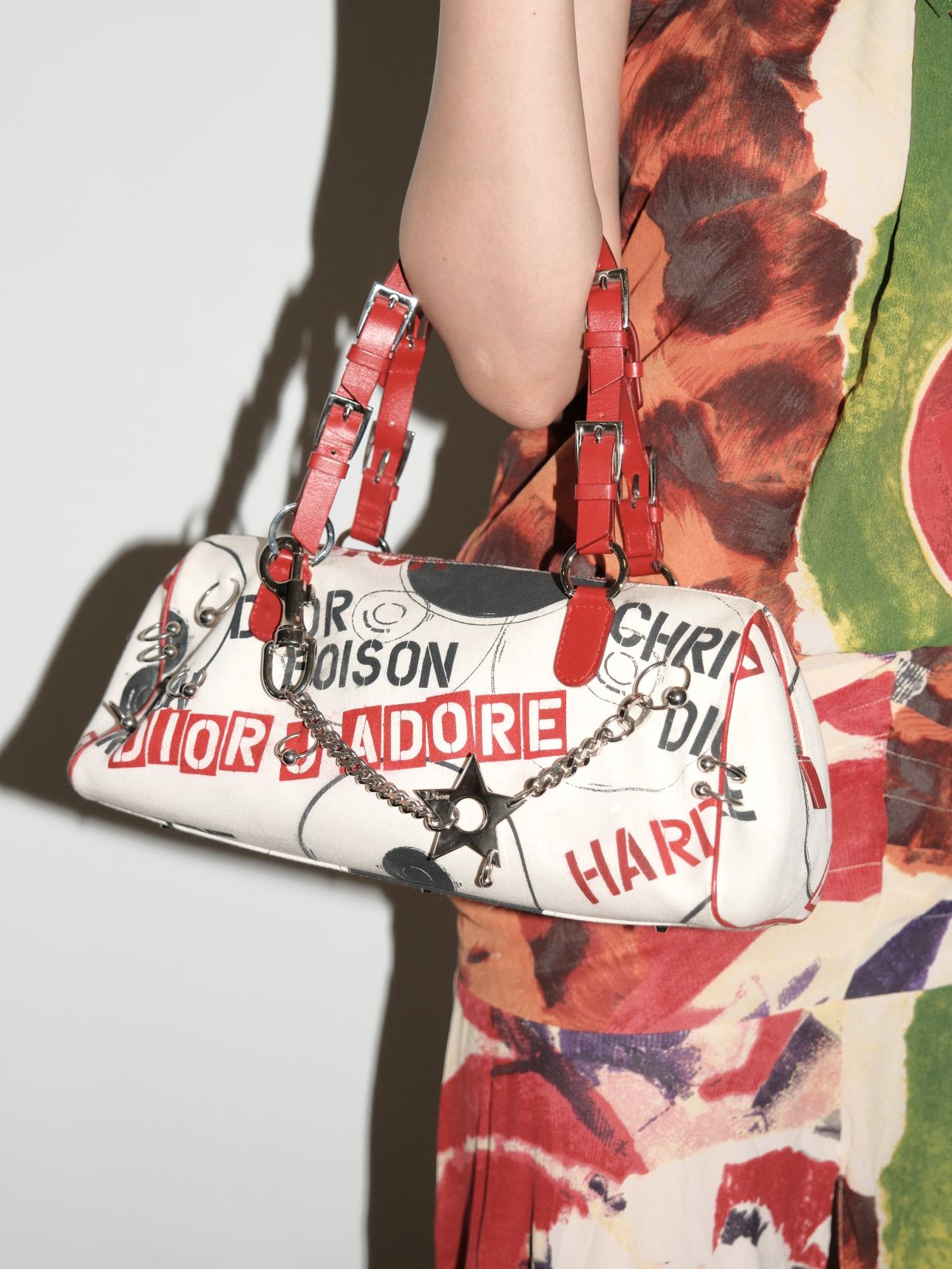 Christian Dior S/S 2004 “Hardcore” Limited Edition Boston Bag – FIRE 火