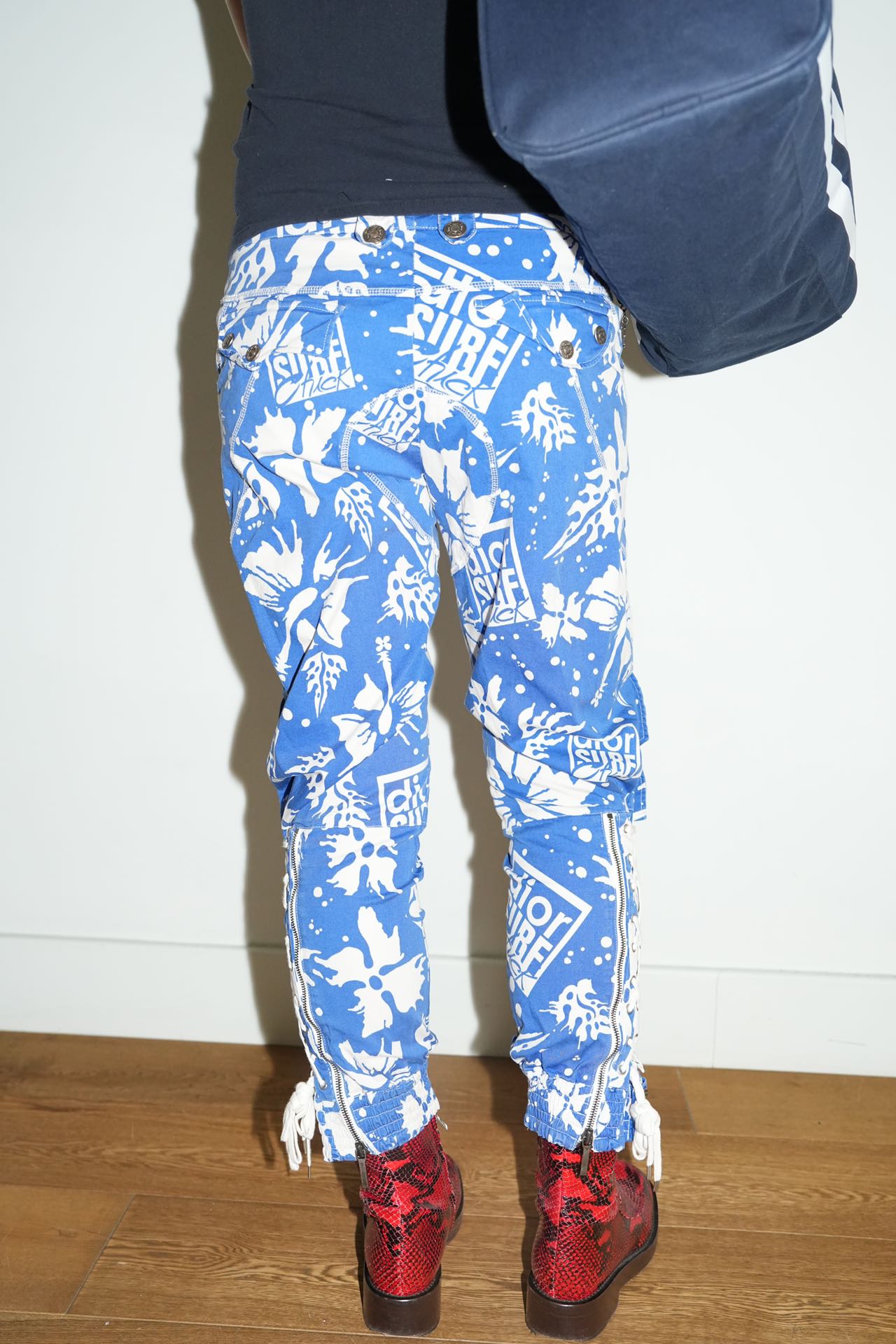 Christian Dior S/S 2004 “Dior Surf Chick” Lace-Up Pants – WATER 水