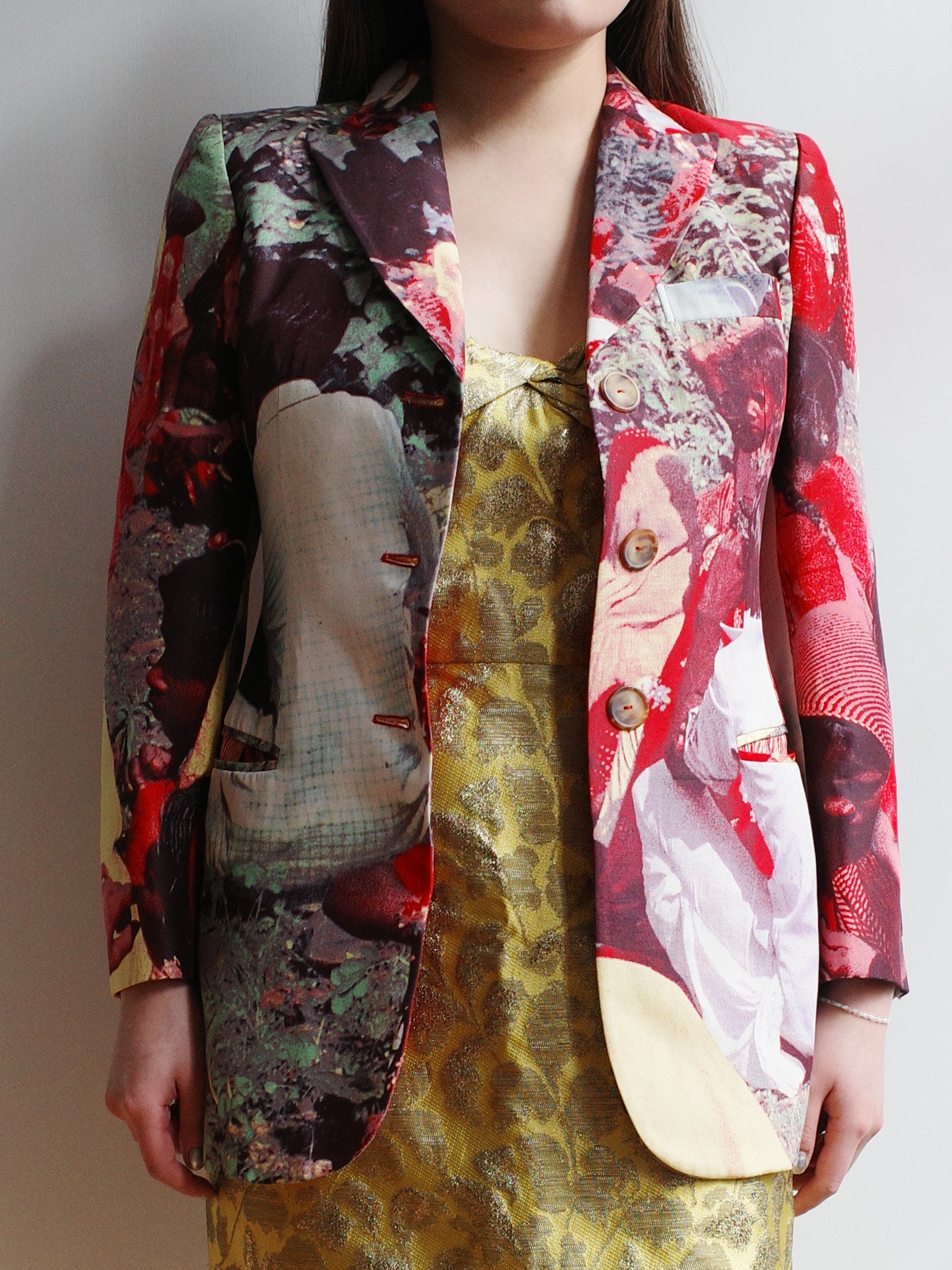Moschino Vintage All-Over Print Jacket – FIRE 火