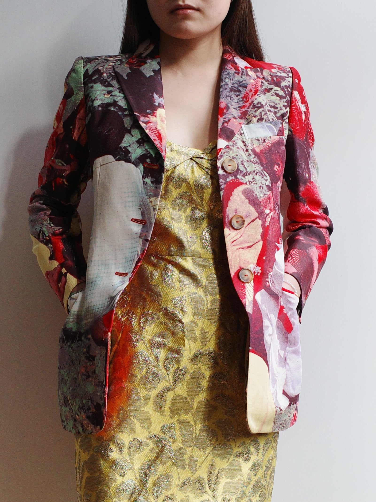 Moschino Vintage All-Over Print Jacket – FIRE 火