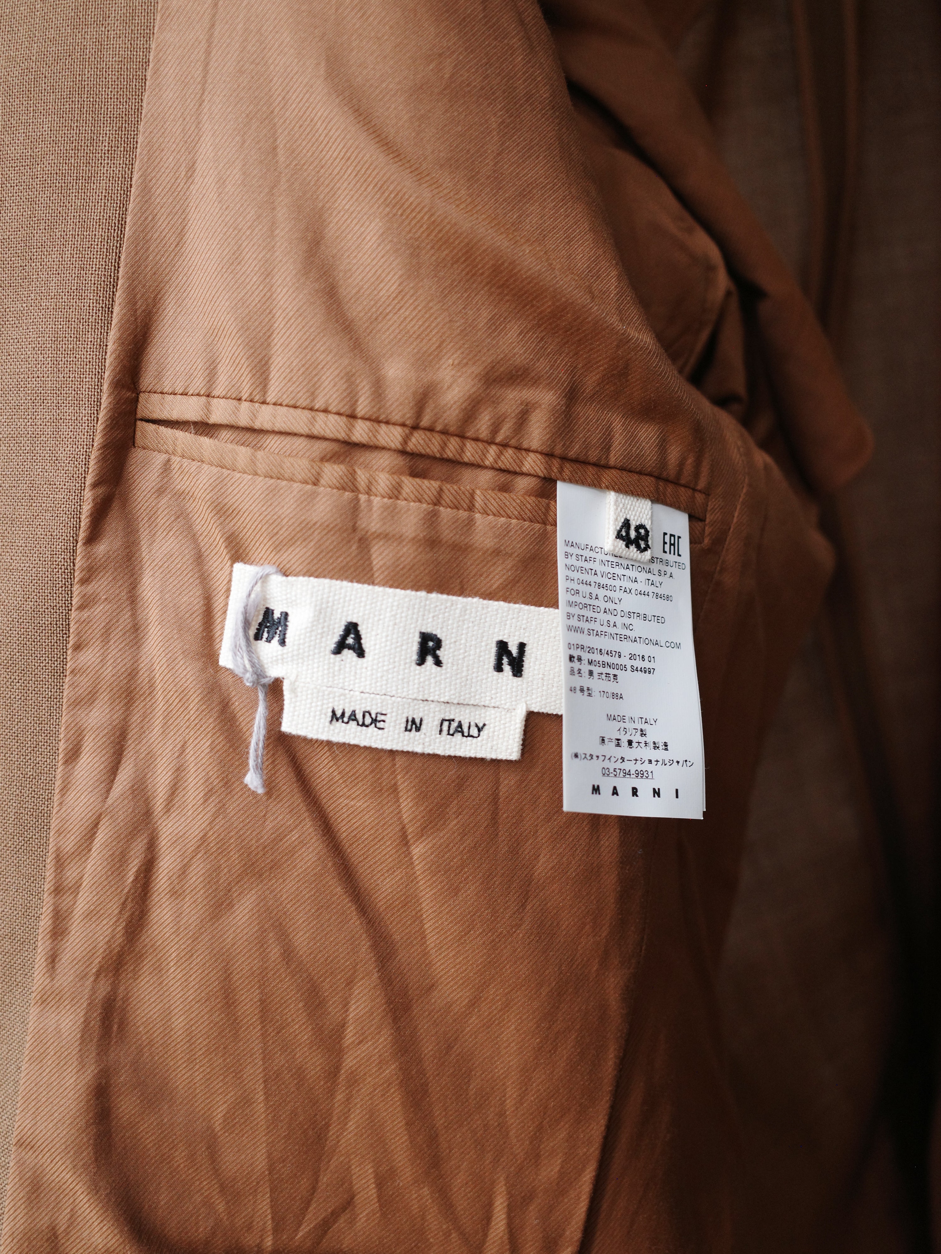 Marni Structured Utility Blazer – EARTH 土
