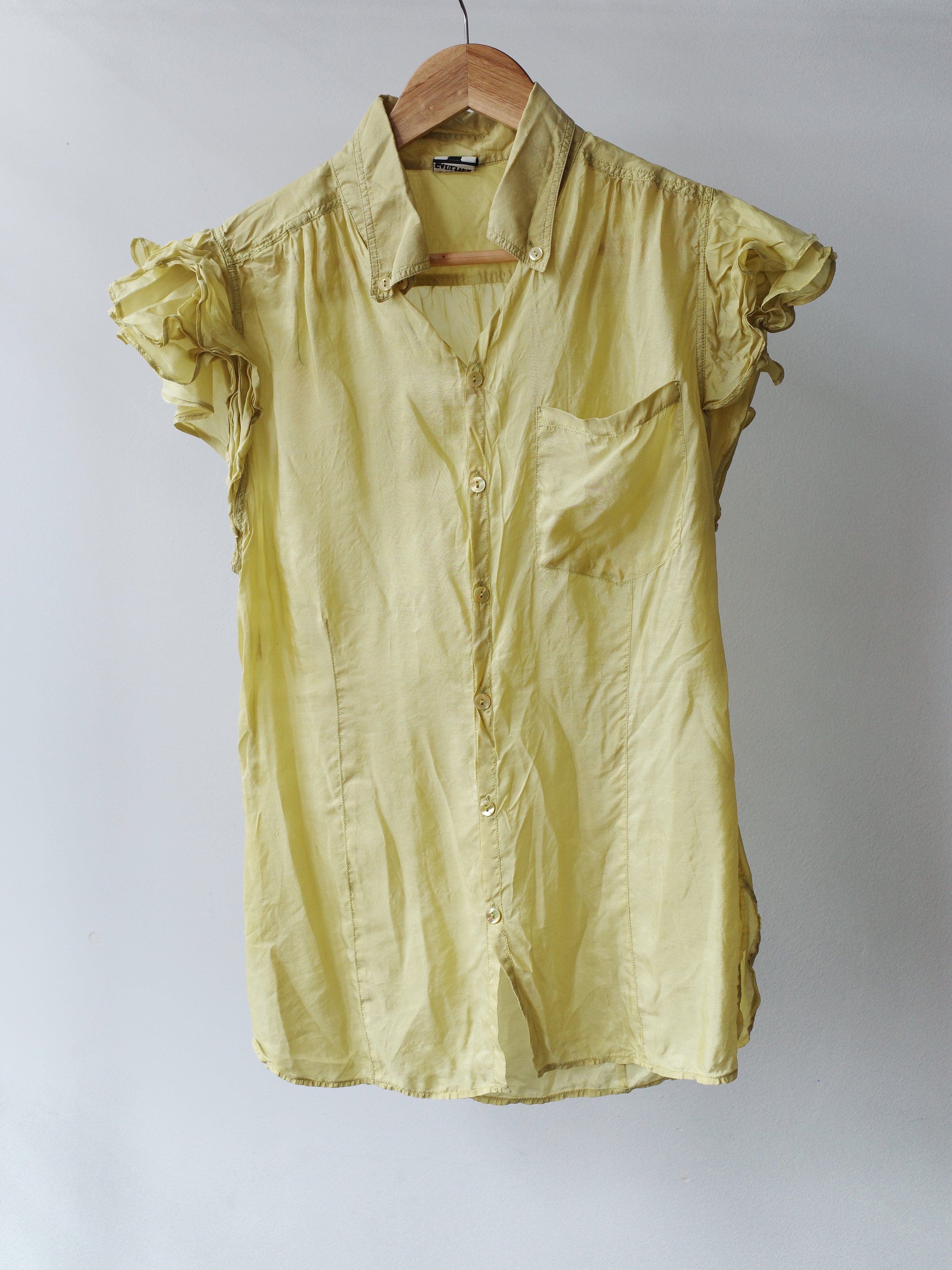 Jean Paul Gaultier Sheer Ruffle Shirt – WOOD 木