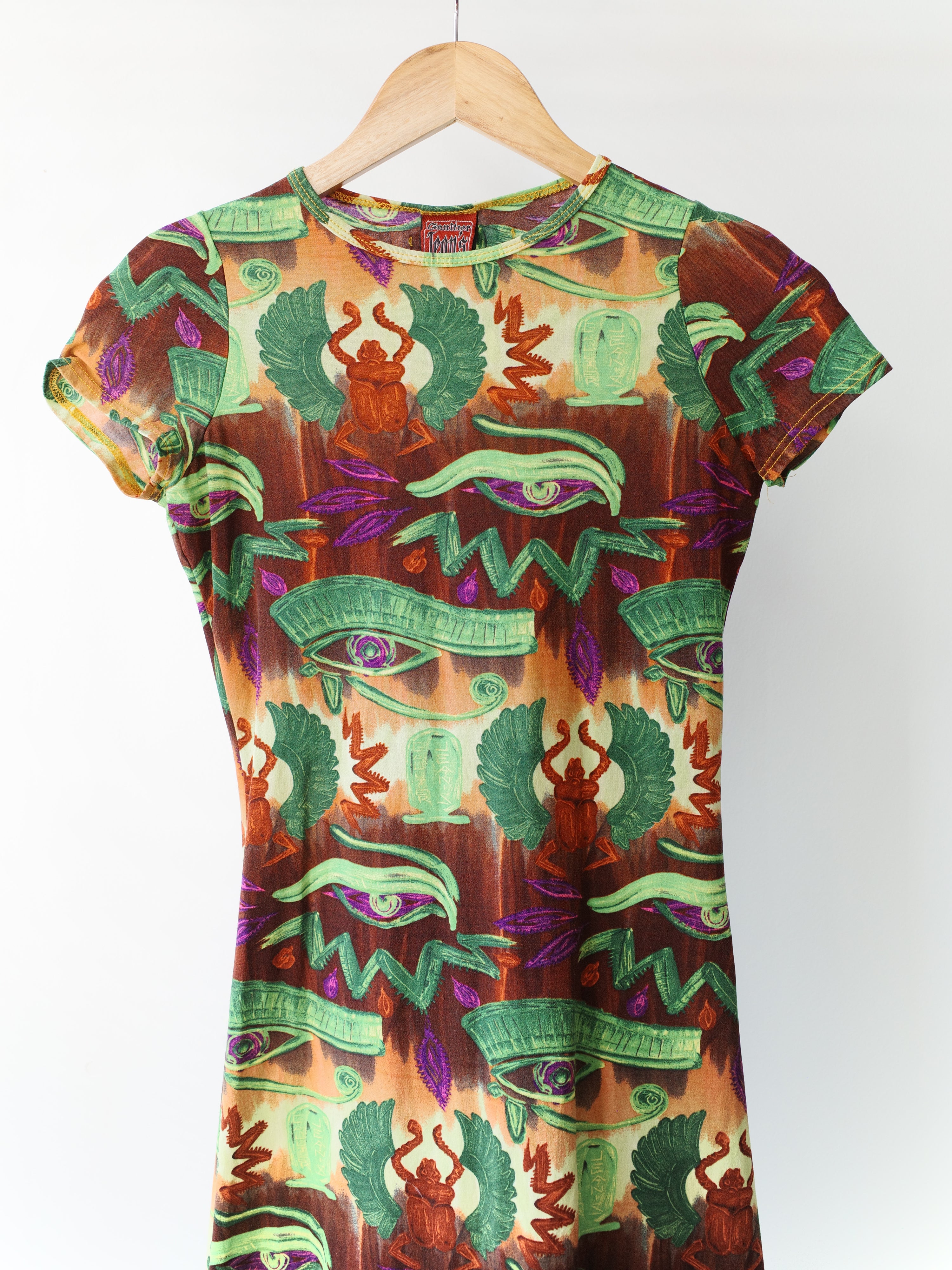 Jean Paul Gaultier Gothic-Eye Print Dress – WOOD 木